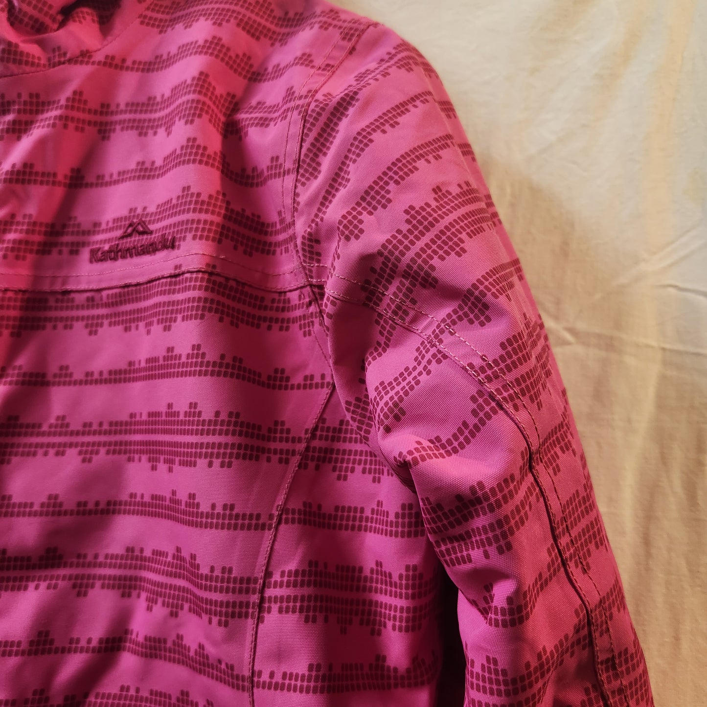 Kathmandu NGX2 Kids Waterproof Hooded Jacket Pink | Size 12 Years | Excellent Condition