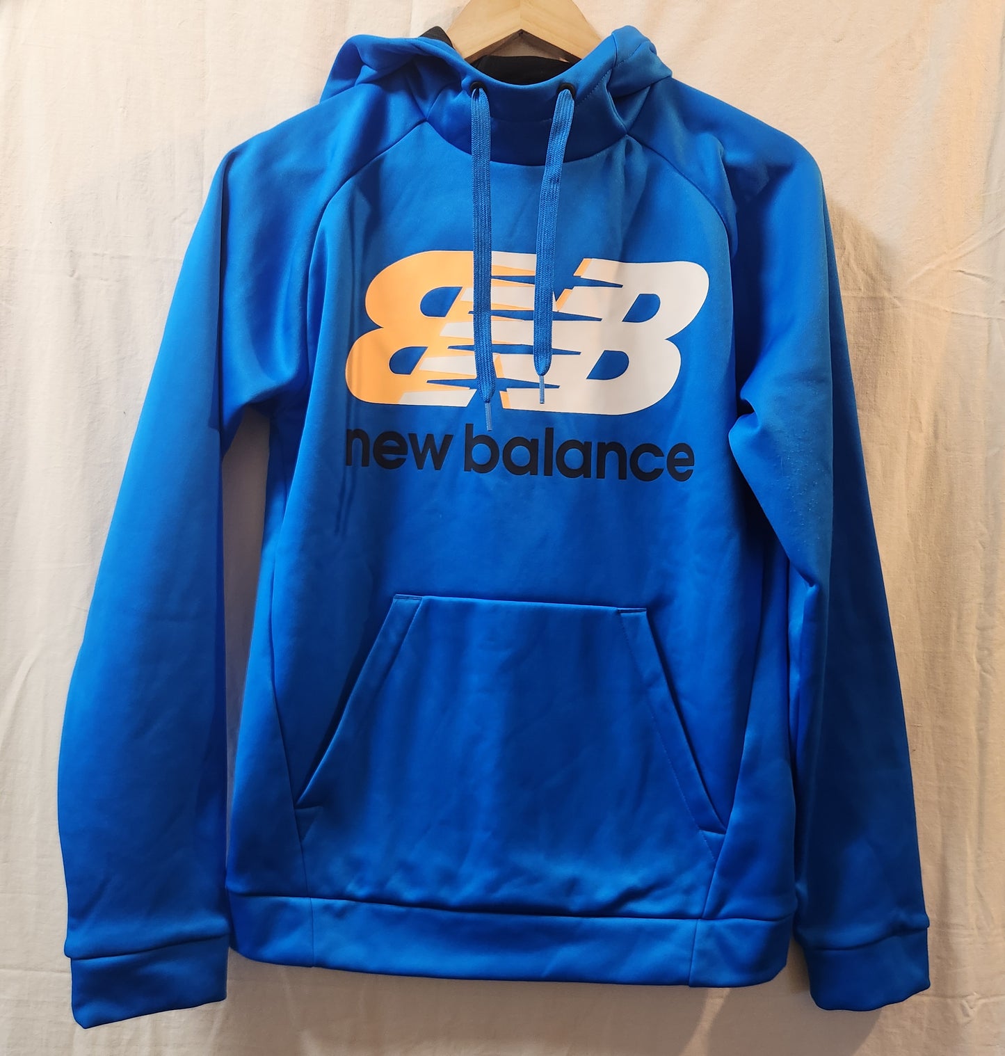 New Balance NB Heat Performance Hoodie Blue XS Pullover Activewear