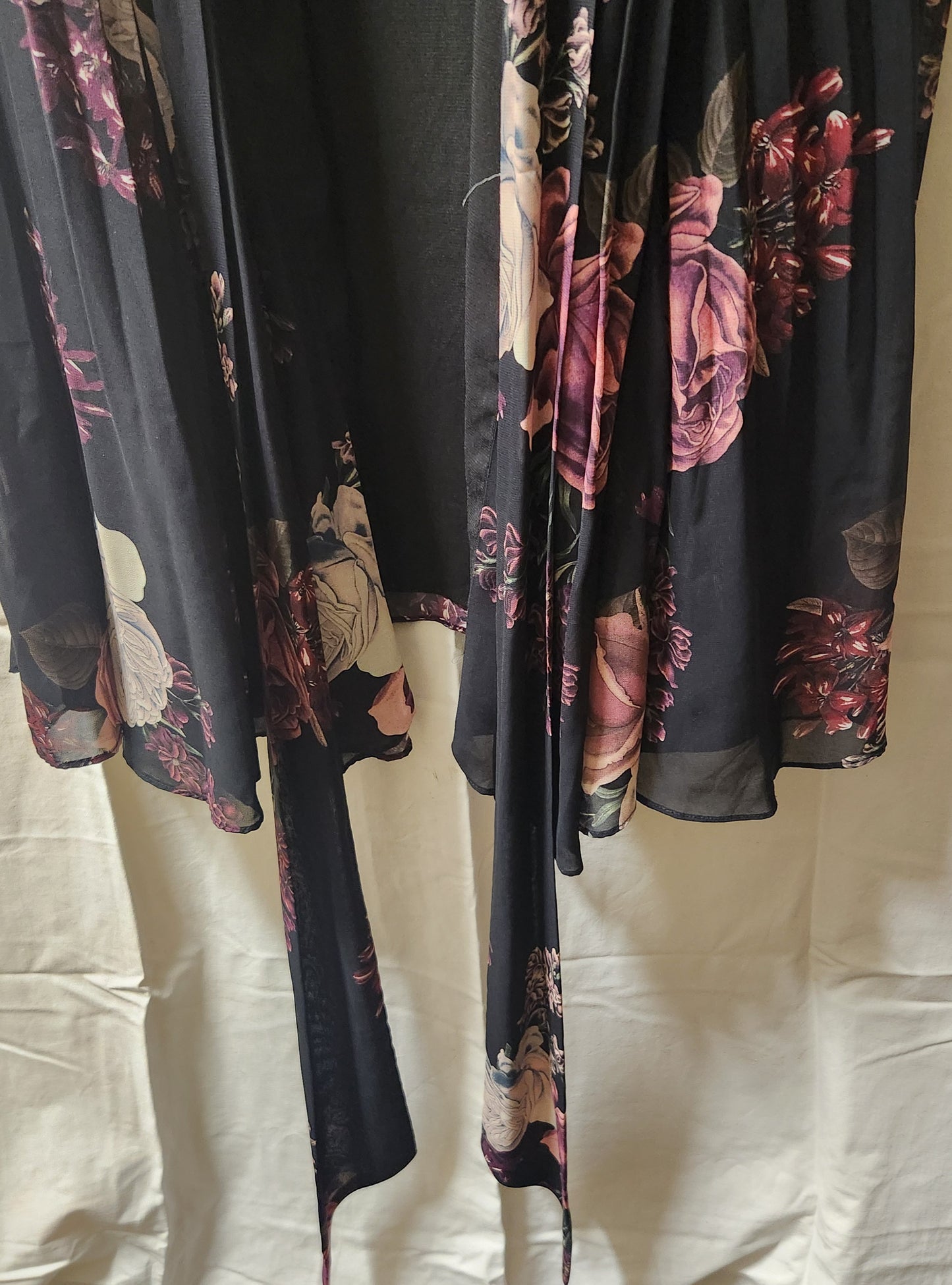 Portmans Floral Pleated Wrap Dress – Size 14