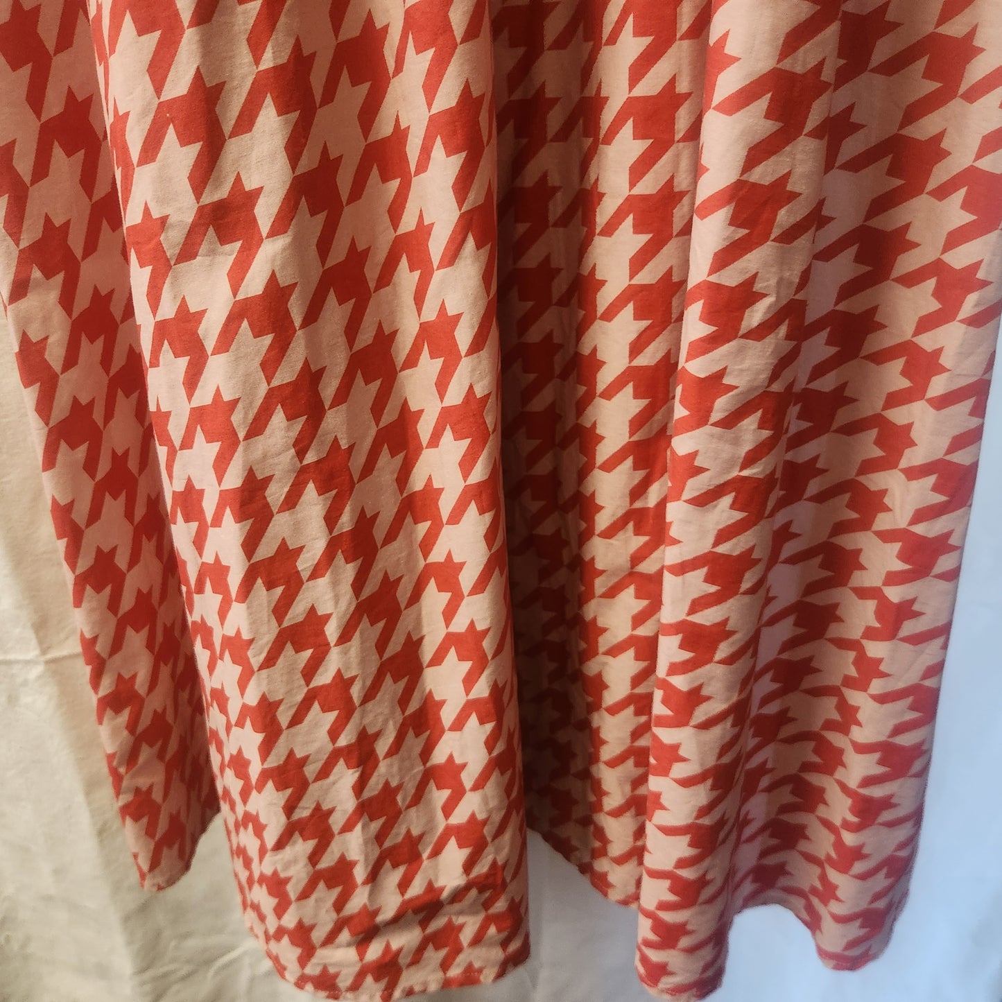 Dear Sutton Alexis Dress Ruby Houndstooth Size 16 BNWT