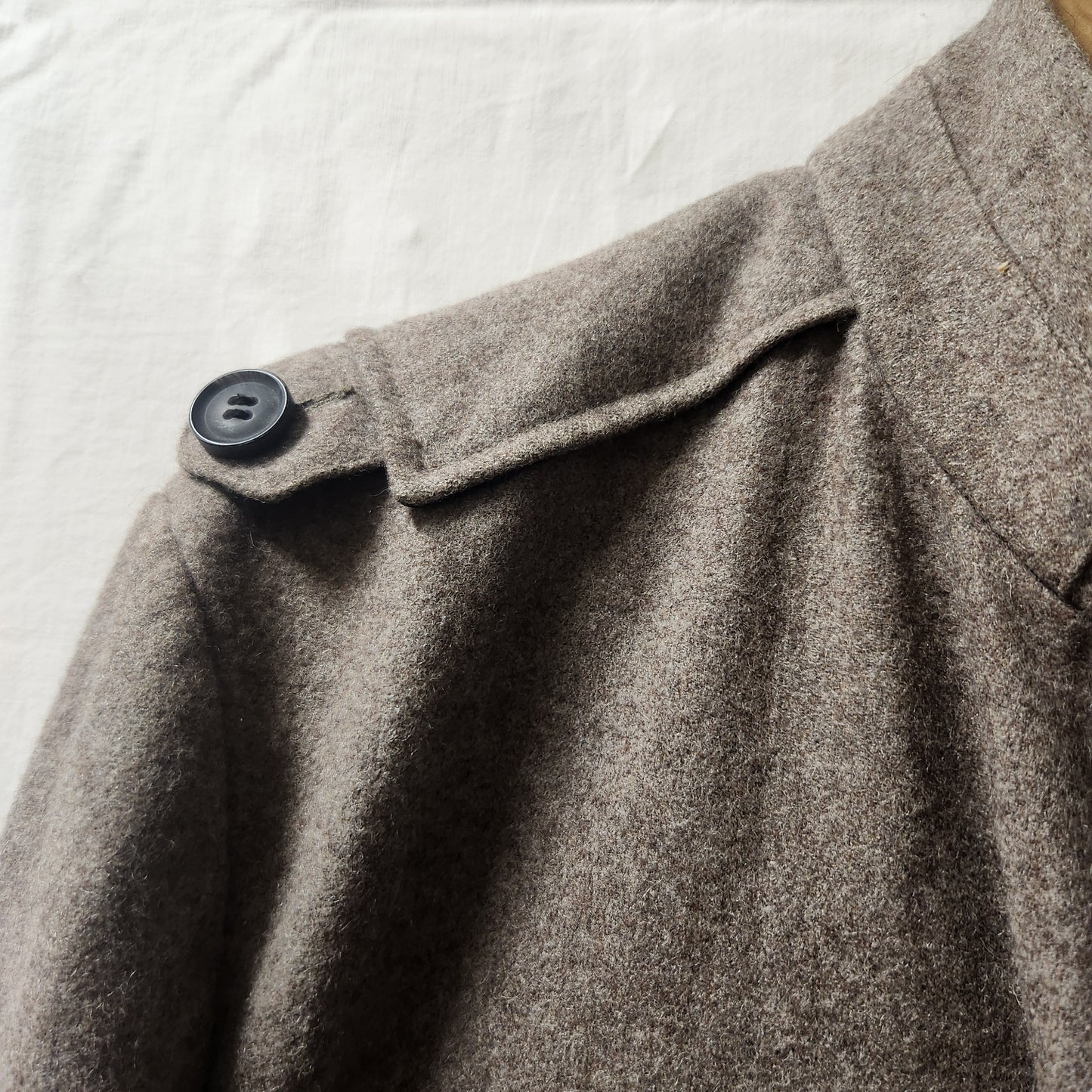 Barkers Men's Wool Blend Field Jacket Size M | Taupe Military Style Coat