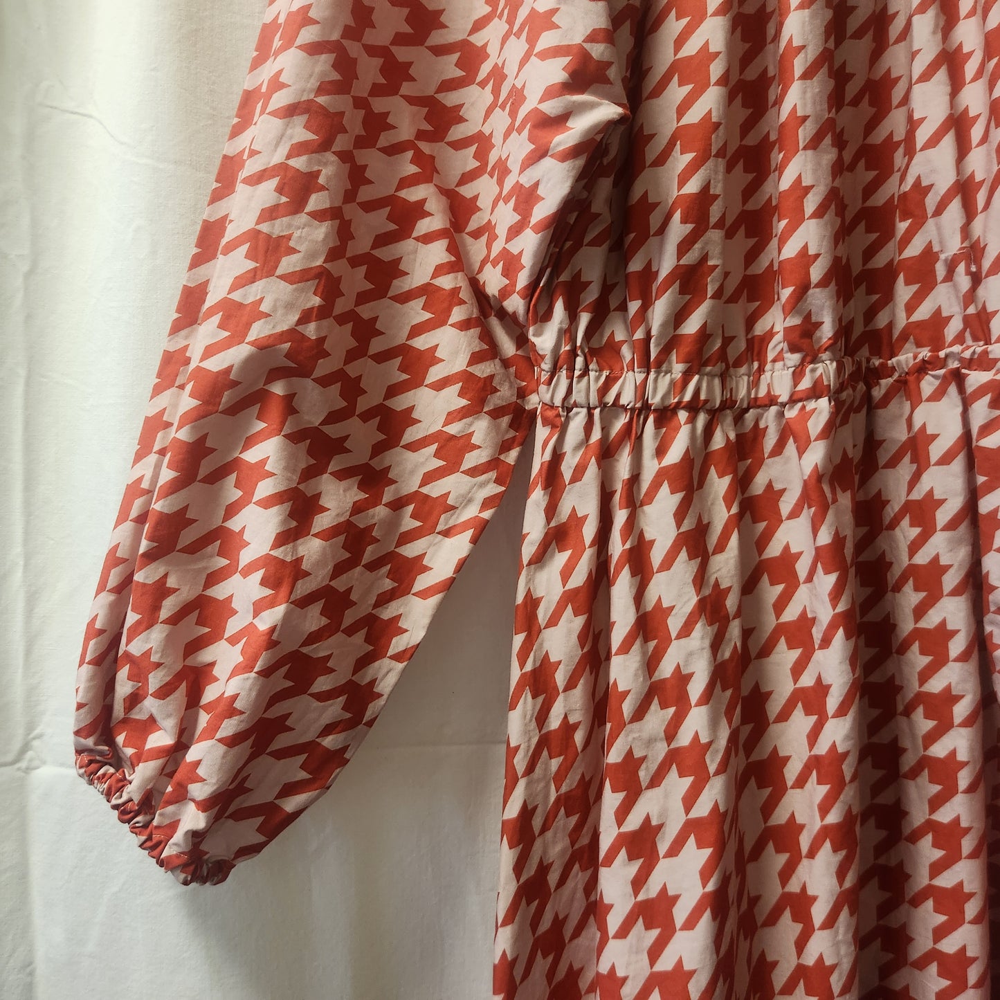 Dear Sutton Alexis Dress Ruby Houndstooth Size 16 BNWT