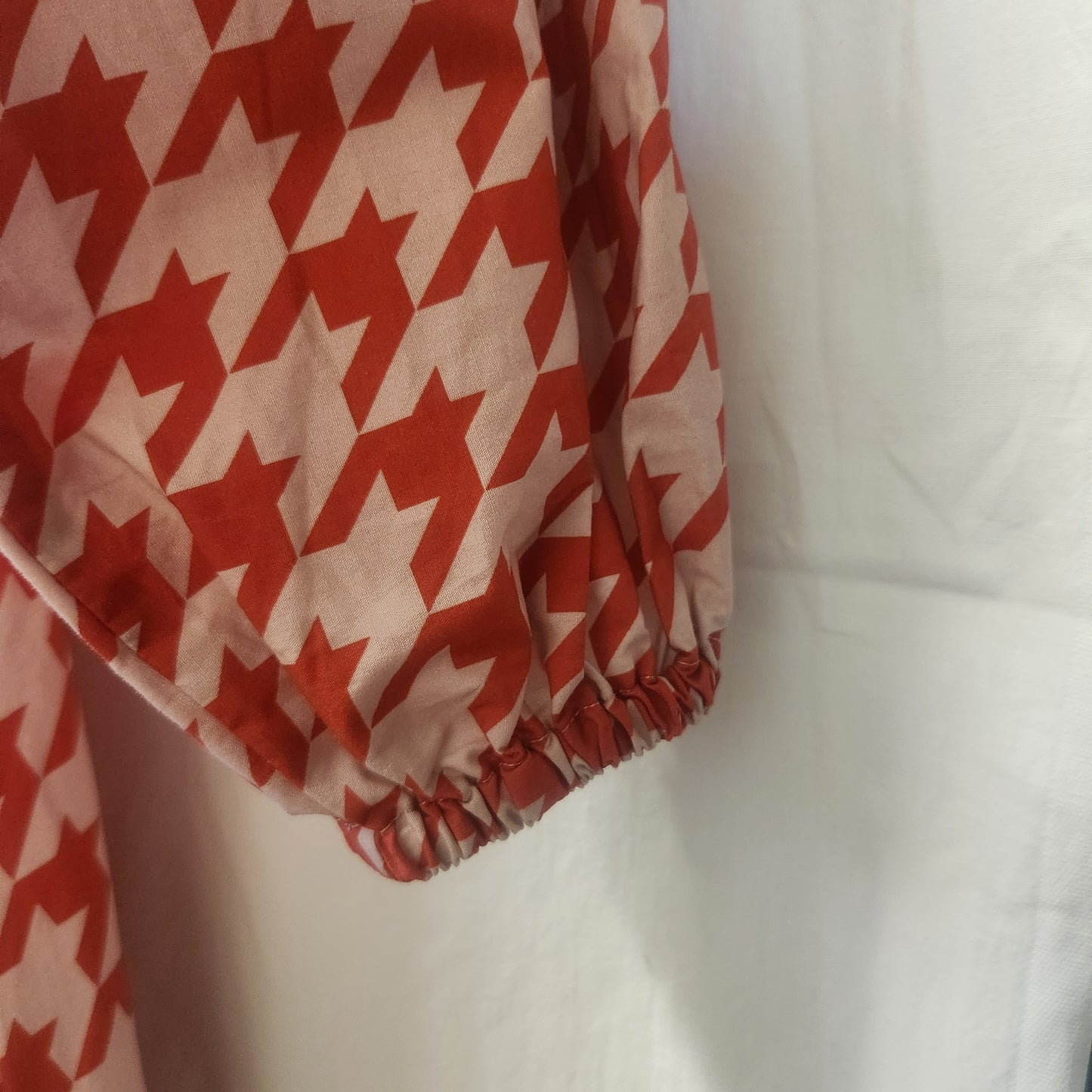 Dear Sutton Alexis Dress Ruby Houndstooth Size 16 BNWT