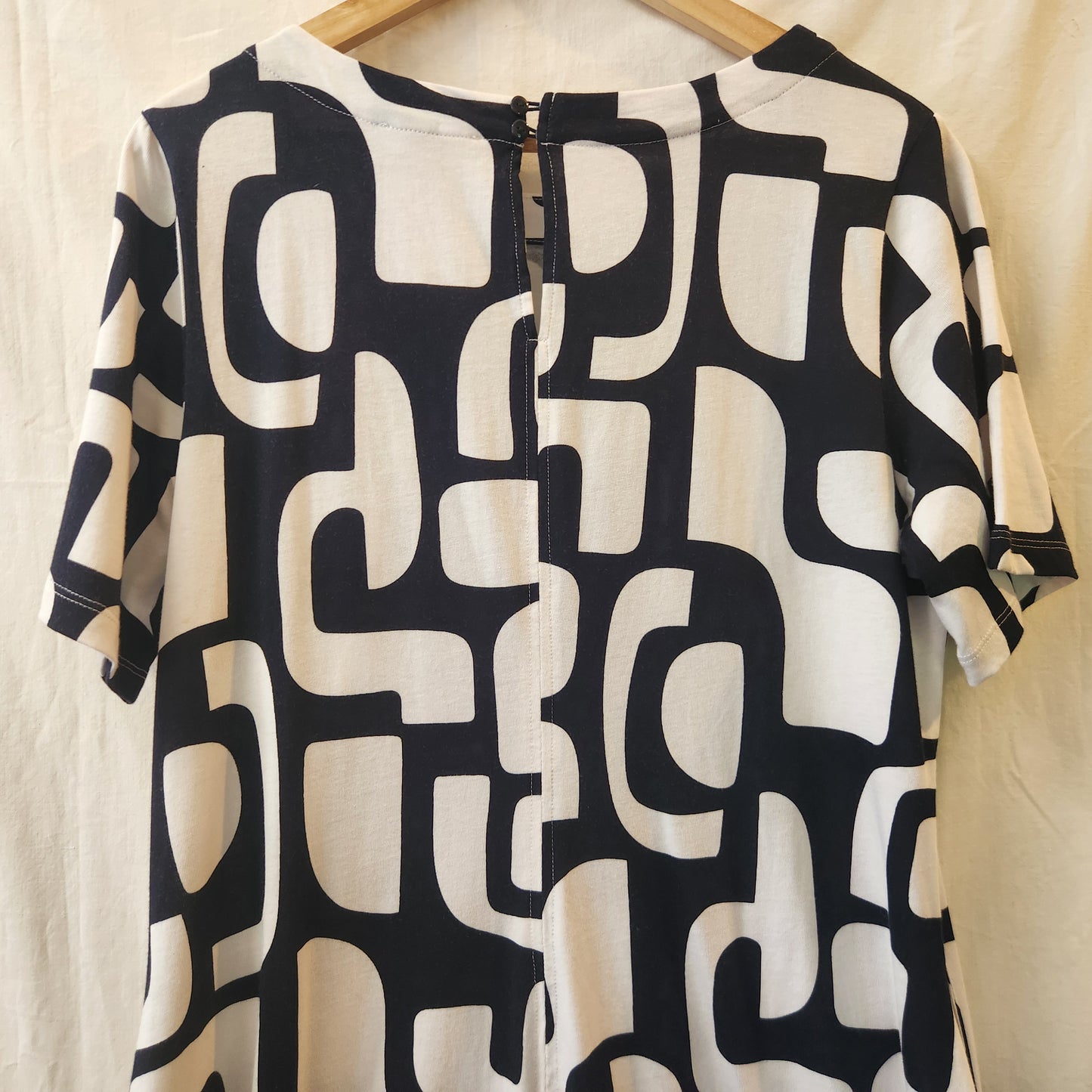 BNWT Regatta Petites Organic Cotton Geometric Print Midi Dress Size 14