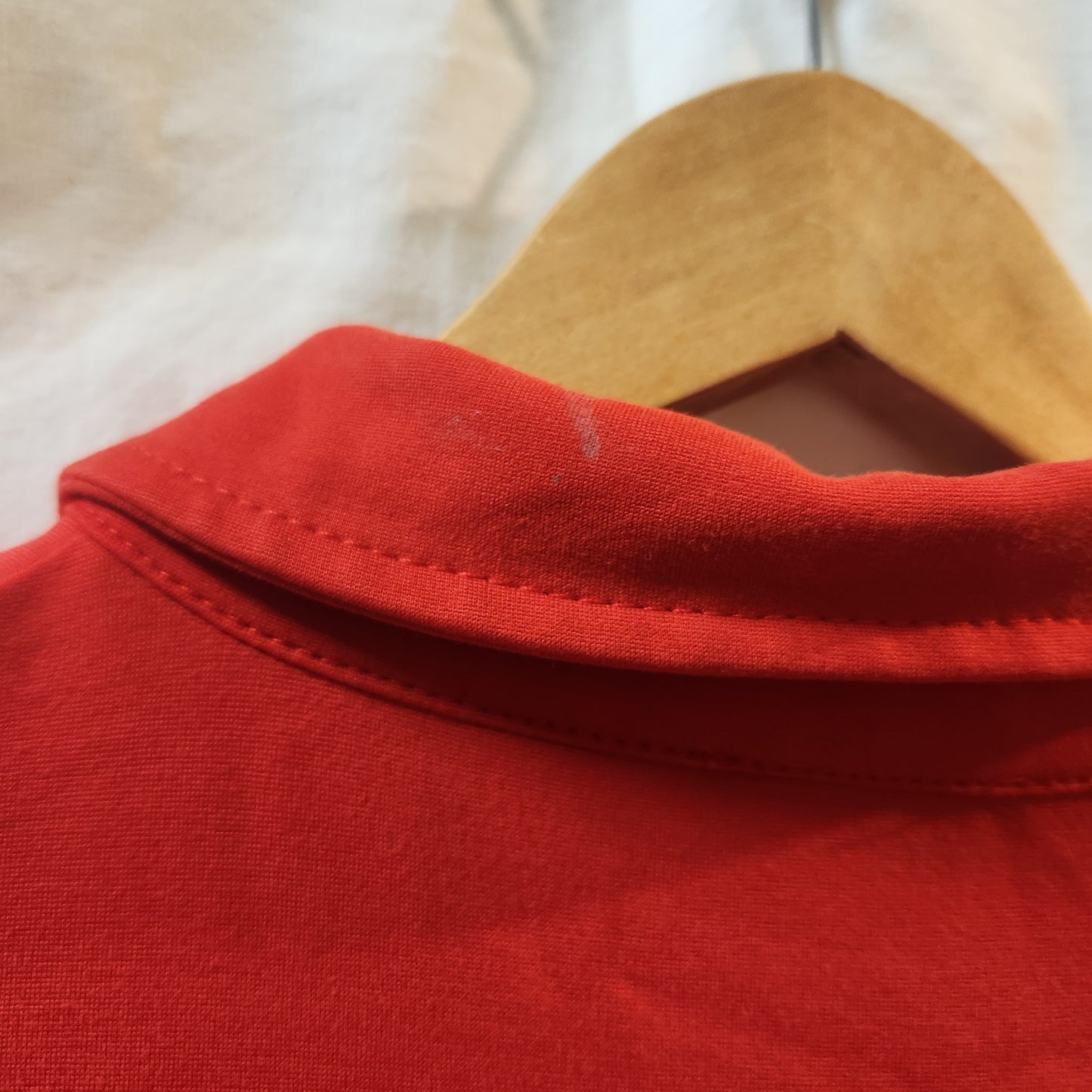 ME+EM Coral Red Zip Front Dress UK 16 Designer Puff Sleeve Pocket Dress
