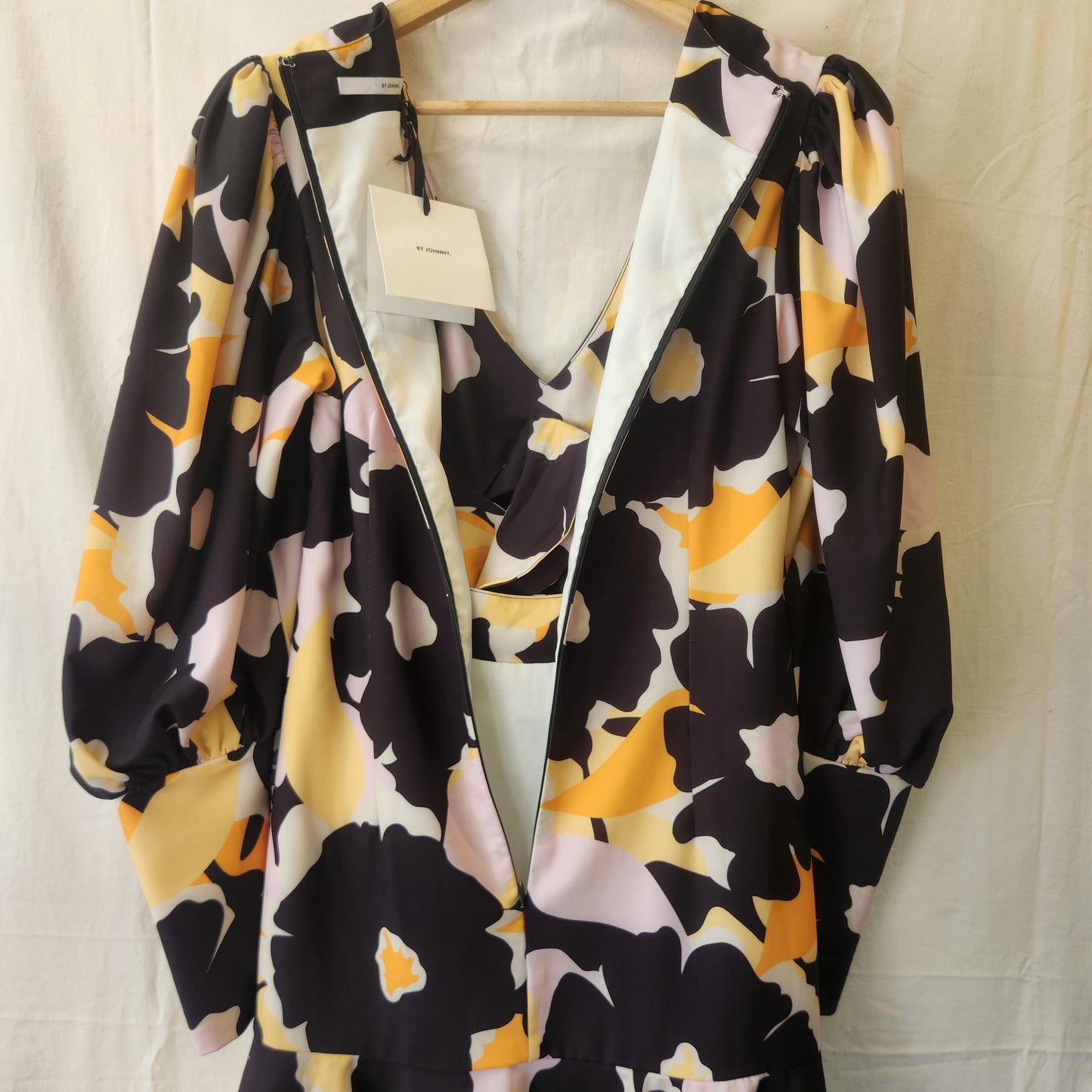 BNWT BY JOHNNY Bold Blooms Flare Mini Dress Size 10 | Style 1D2563