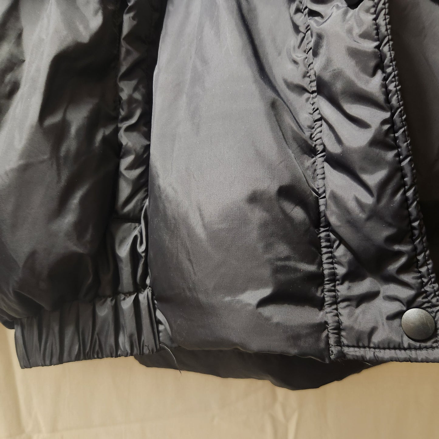 SHEIN Curve Black Faux Fur Hooded Puffer Jacket | Plus Size 1XL | Winter Coat