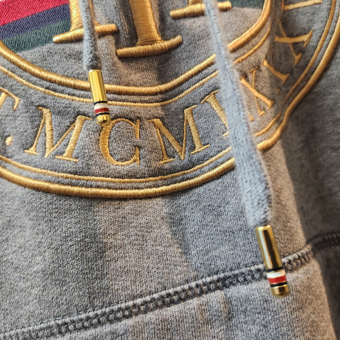 Tommy Hilfiger Heritage Crest Hoodie Grey Fleece Pullover | Women's L