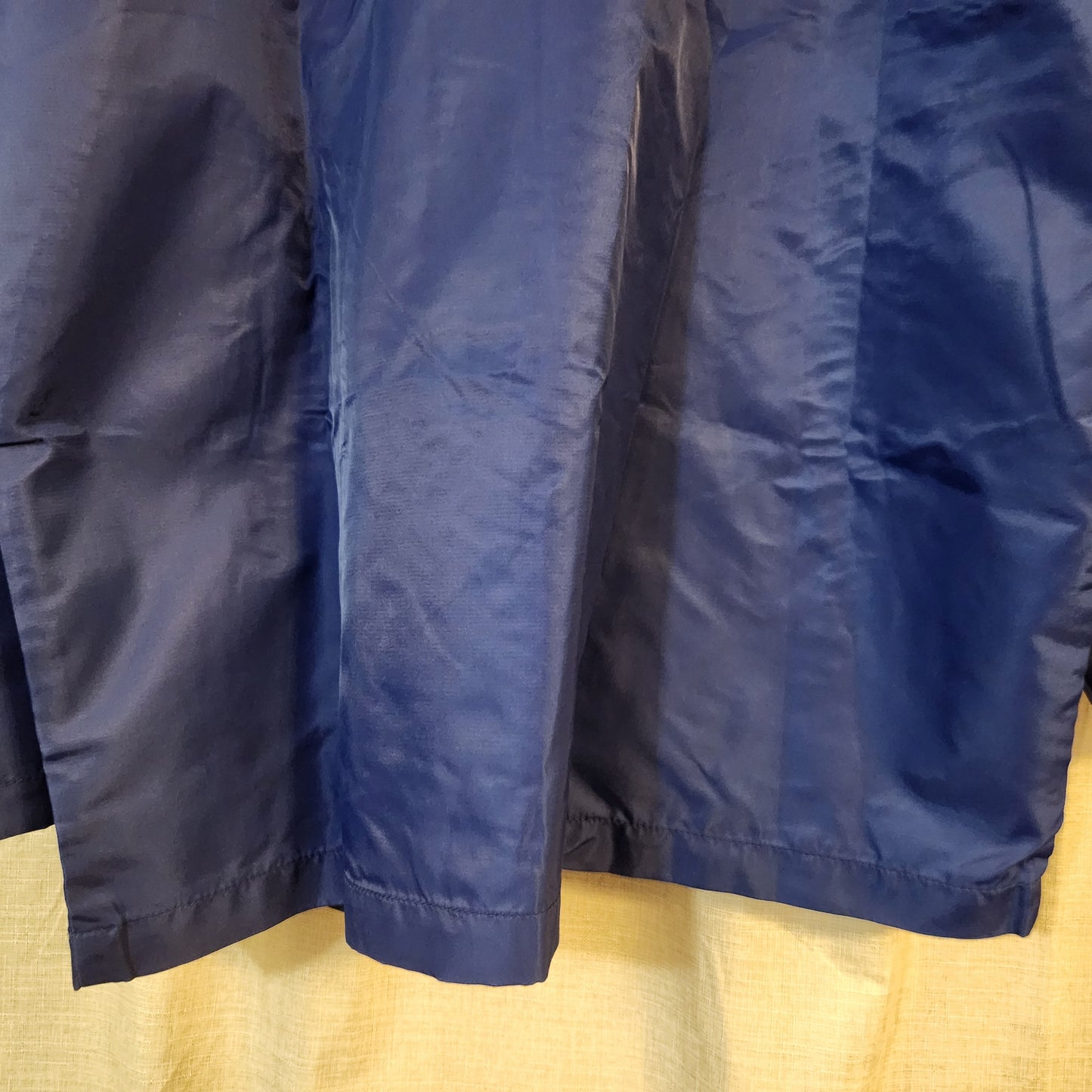 Replay Blue Jeans Inc Coach Jacket Blue Embroidered Logo Snap Front Size M Vintage Style