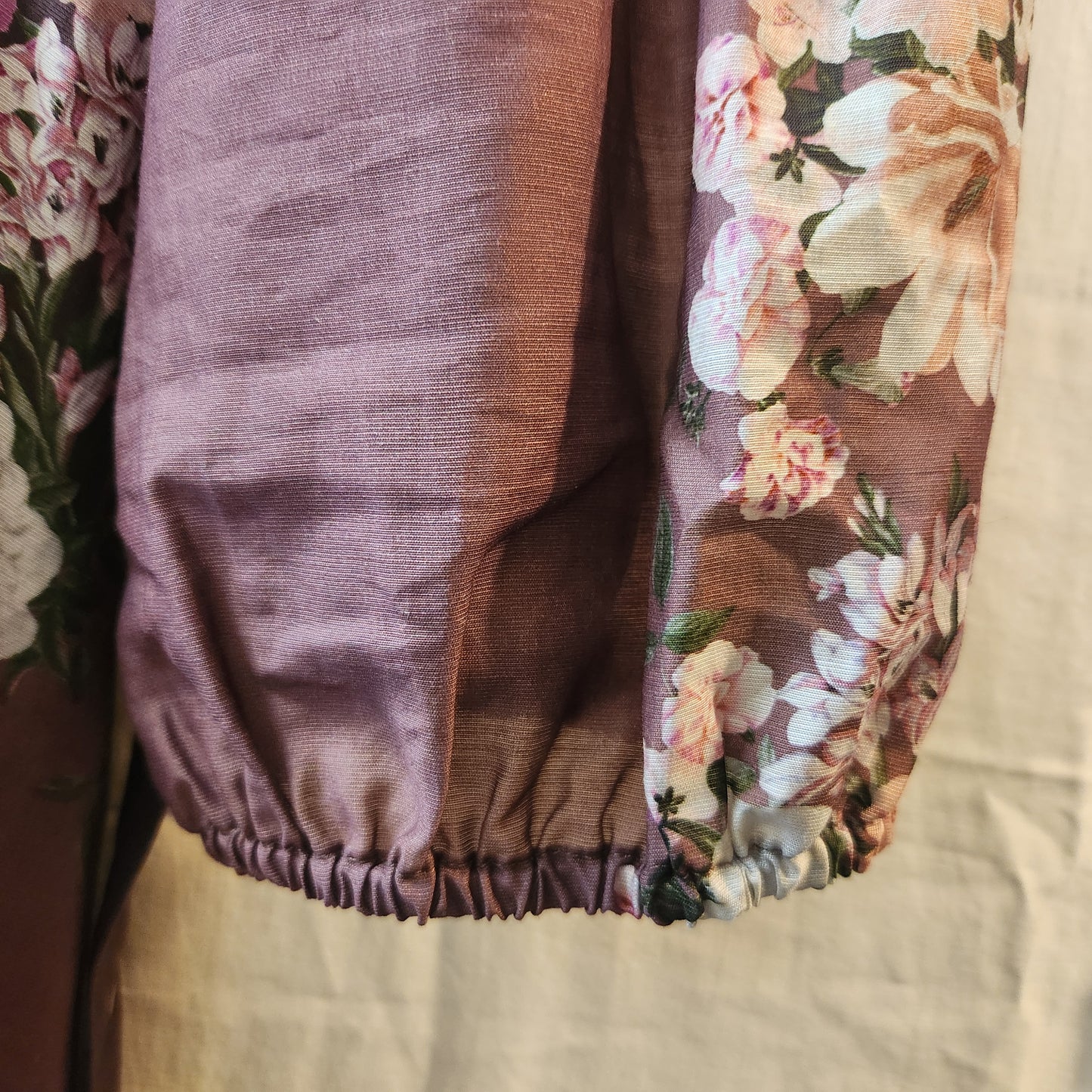 Portmans Floral Maxi Dress | Mauve Button Front Belted | Size 18