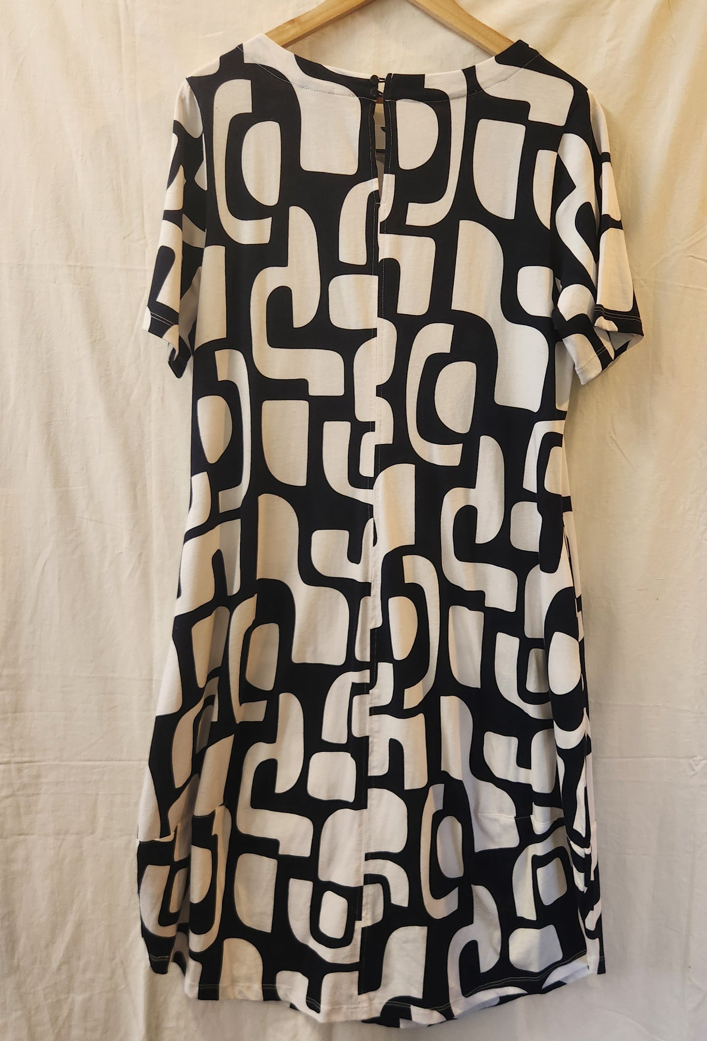BNWT Regatta Petites Organic Cotton Geometric Print Midi Dress Size 14