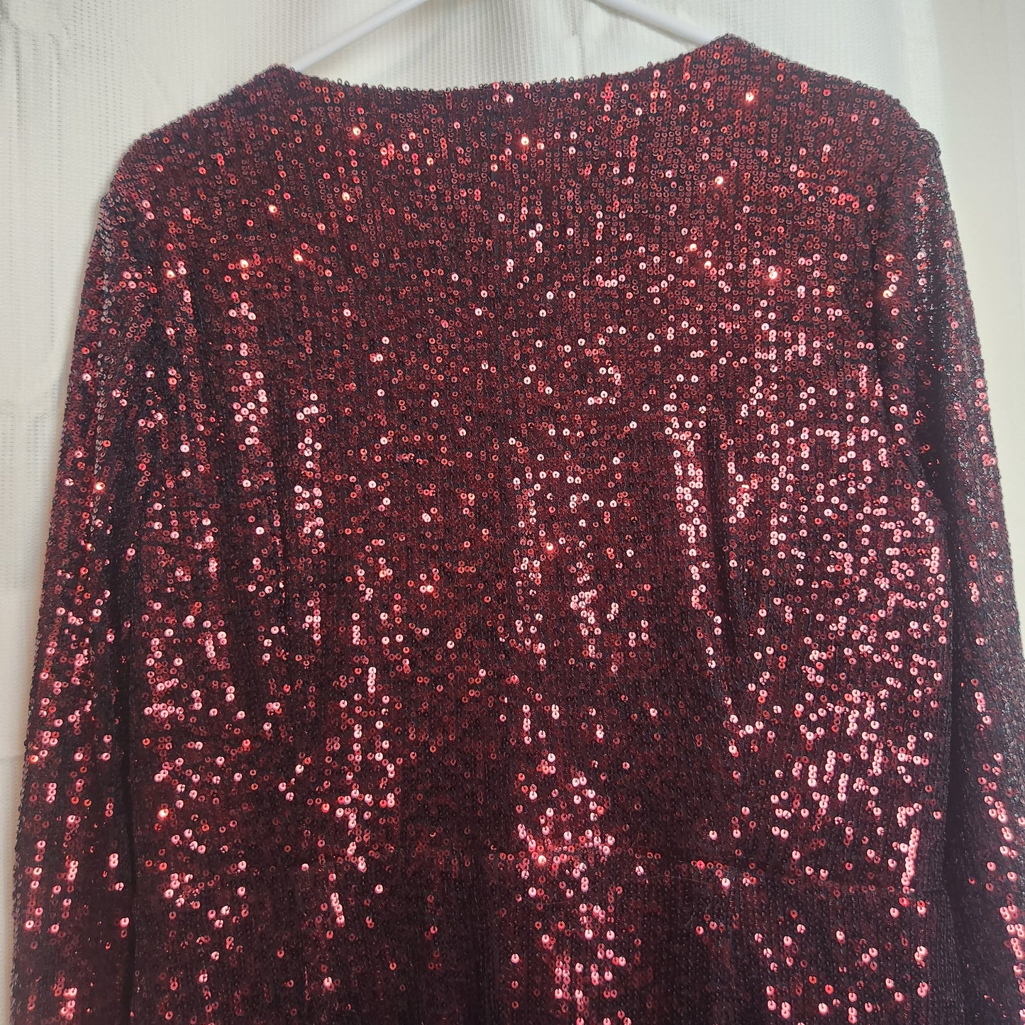 City Chic Razzle Ruby Sequin Wrap Dress BNWT Size M (18) Evening Cocktail Party