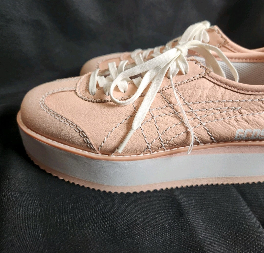 NEW Onitsuka Tiger x GCDS Mexico 66 Platform Leather Sneakers Blush Pink | Women's US 6 / EU 37 | With Box