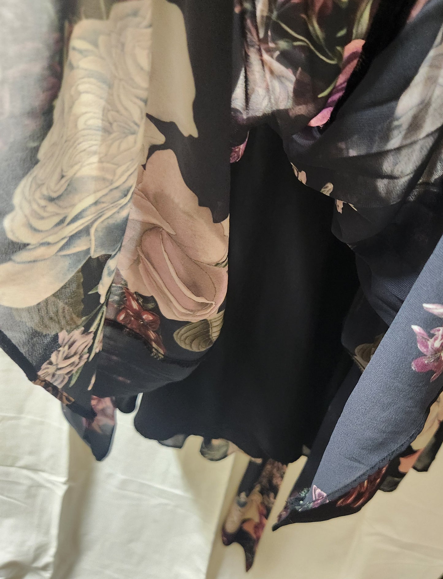 Portmans Floral Pleated Wrap Dress – Size 14