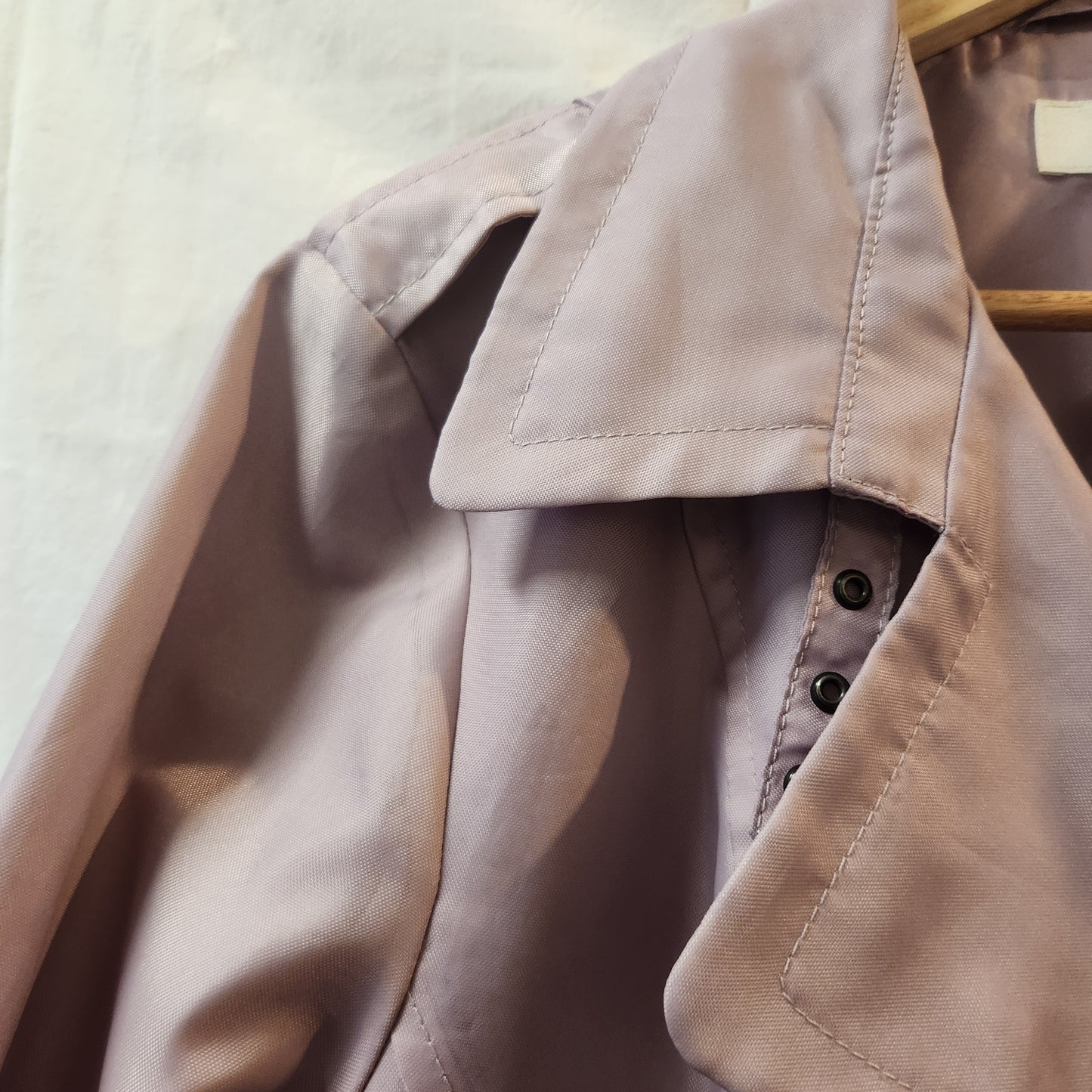 Marks & Spencer Dusky Rose Trench-Style Jacket UK 18 | Double-Breasted