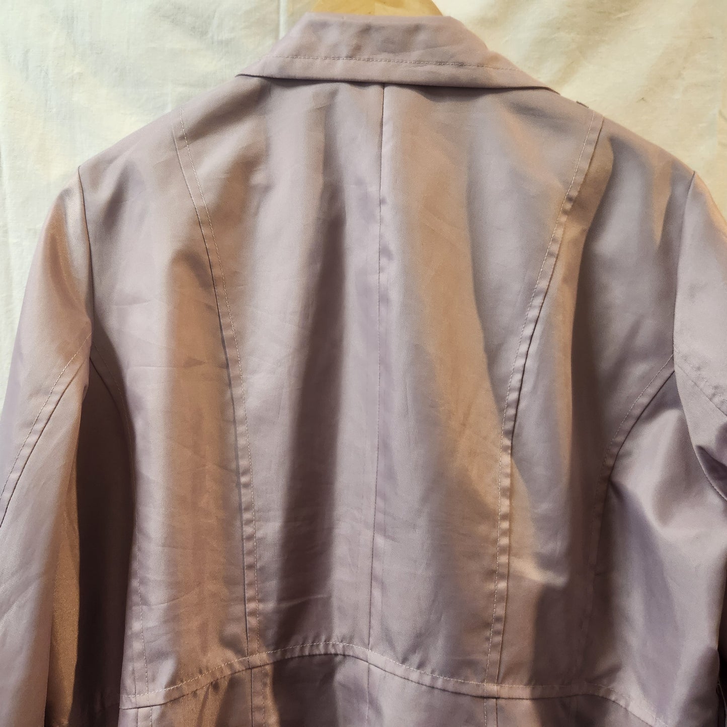 Marks & Spencer Dusky Rose Trench-Style Jacket UK 18 | Double-Breasted