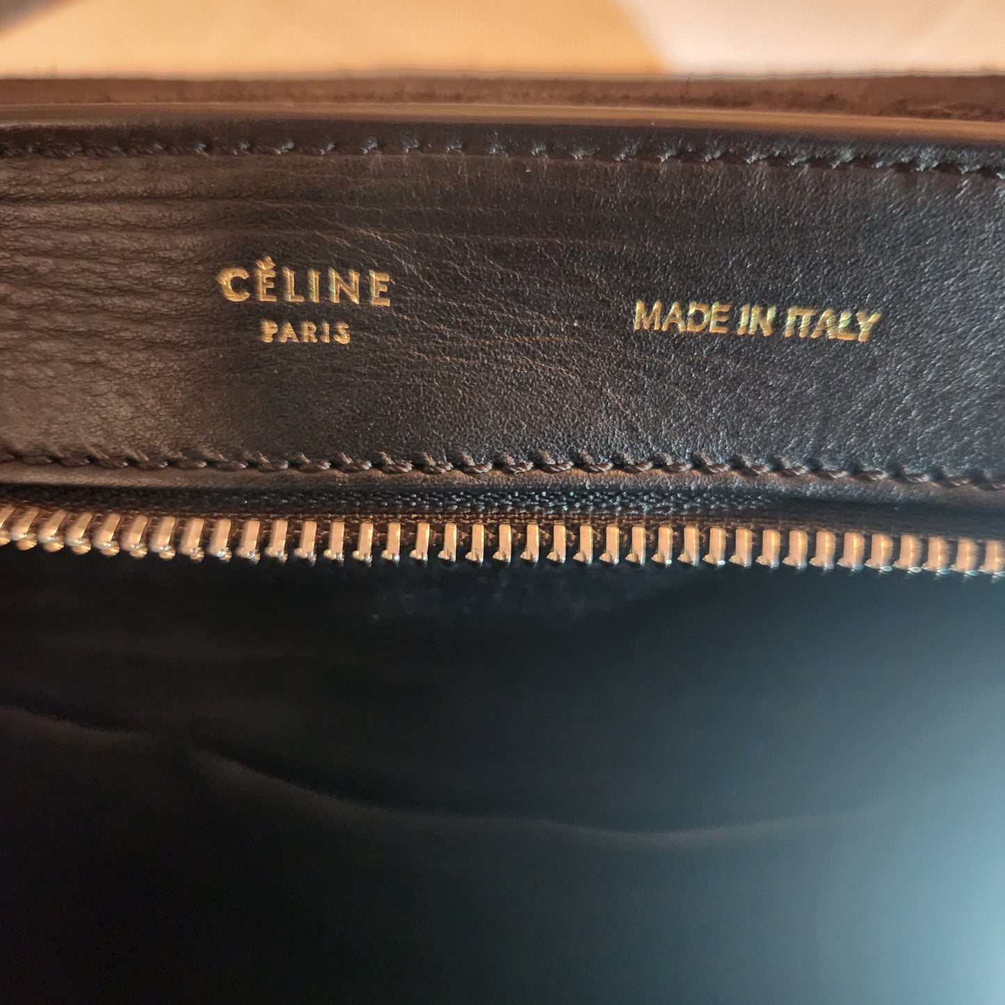 Authentic CELINE Medium Frame Bag Tri-Colour Smooth Calfskin Leather – Made in Italy