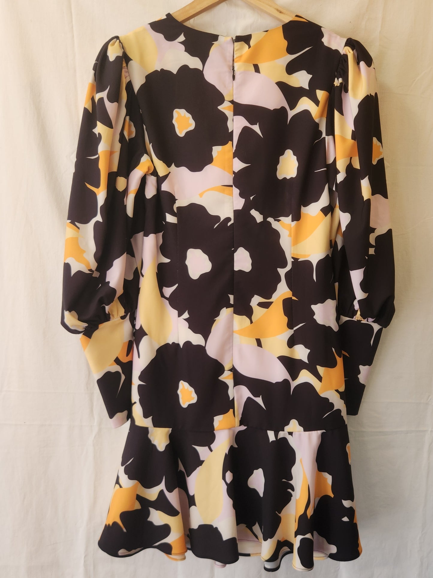 BNWT BY JOHNNY Bold Blooms Flare Mini Dress Size 10 | Style 1D2563