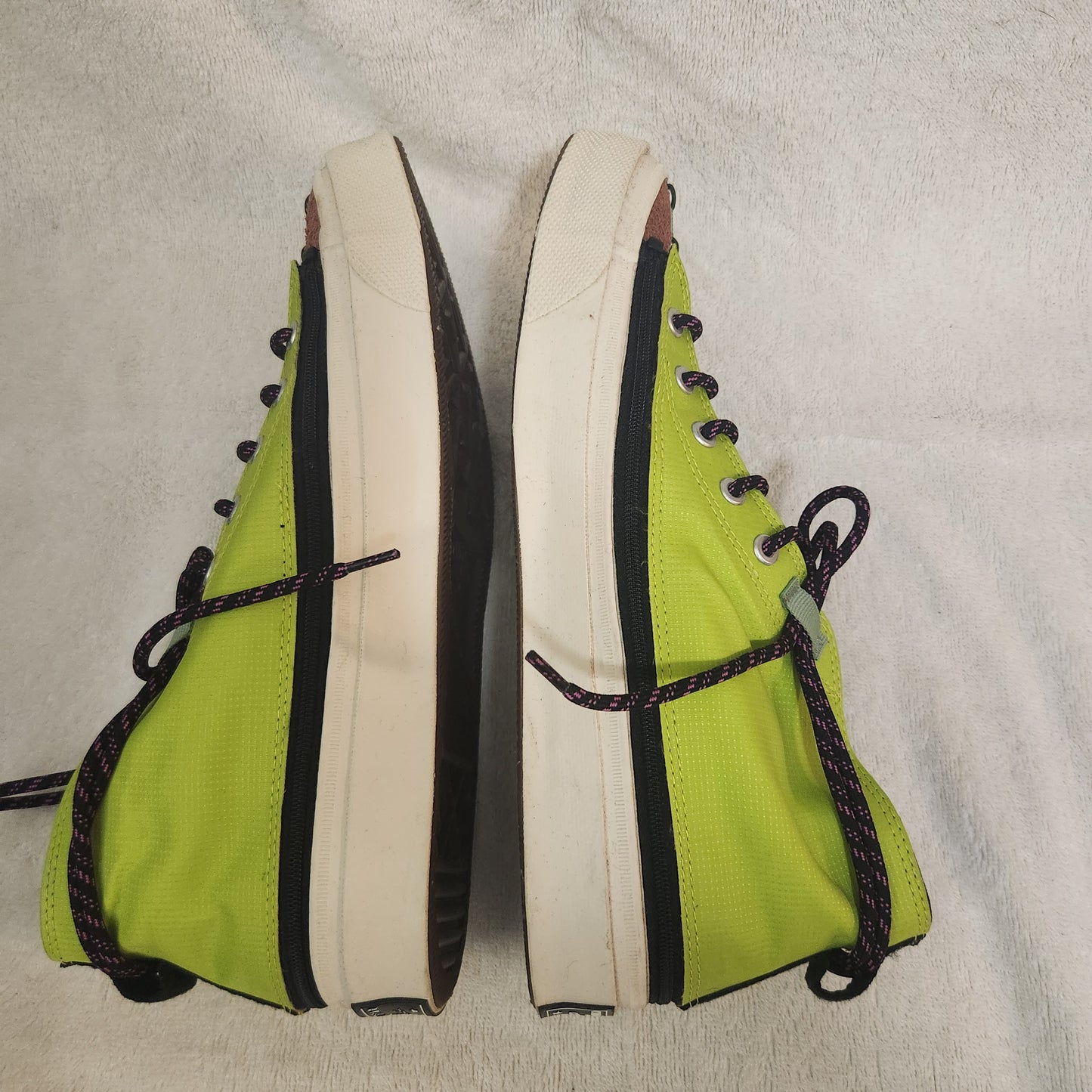 Converse Chuck 70 Utility Zip Low Top Sneakers Lime Green Multi Colour Men's US 9 / Women's US 11