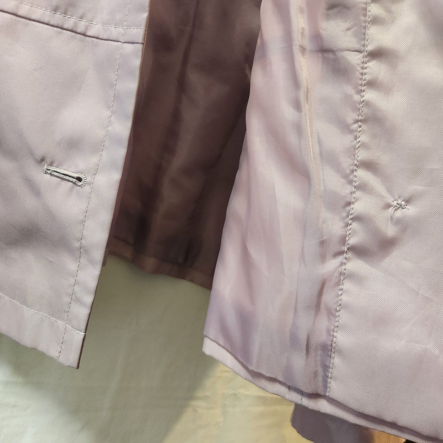 Marks & Spencer Dusky Rose Trench-Style Jacket UK 18 | Double-Breasted