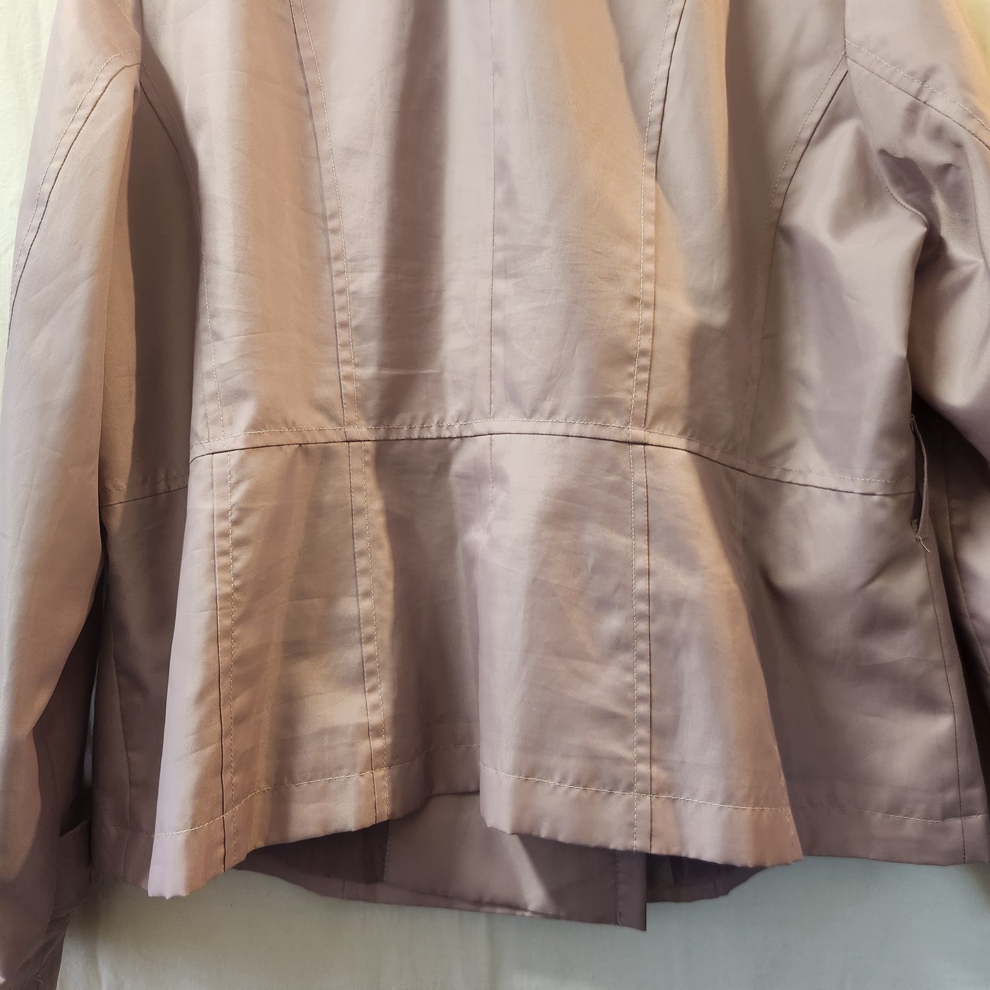 Marks & Spencer Dusky Rose Trench-Style Jacket UK 18 | Double-Breasted
