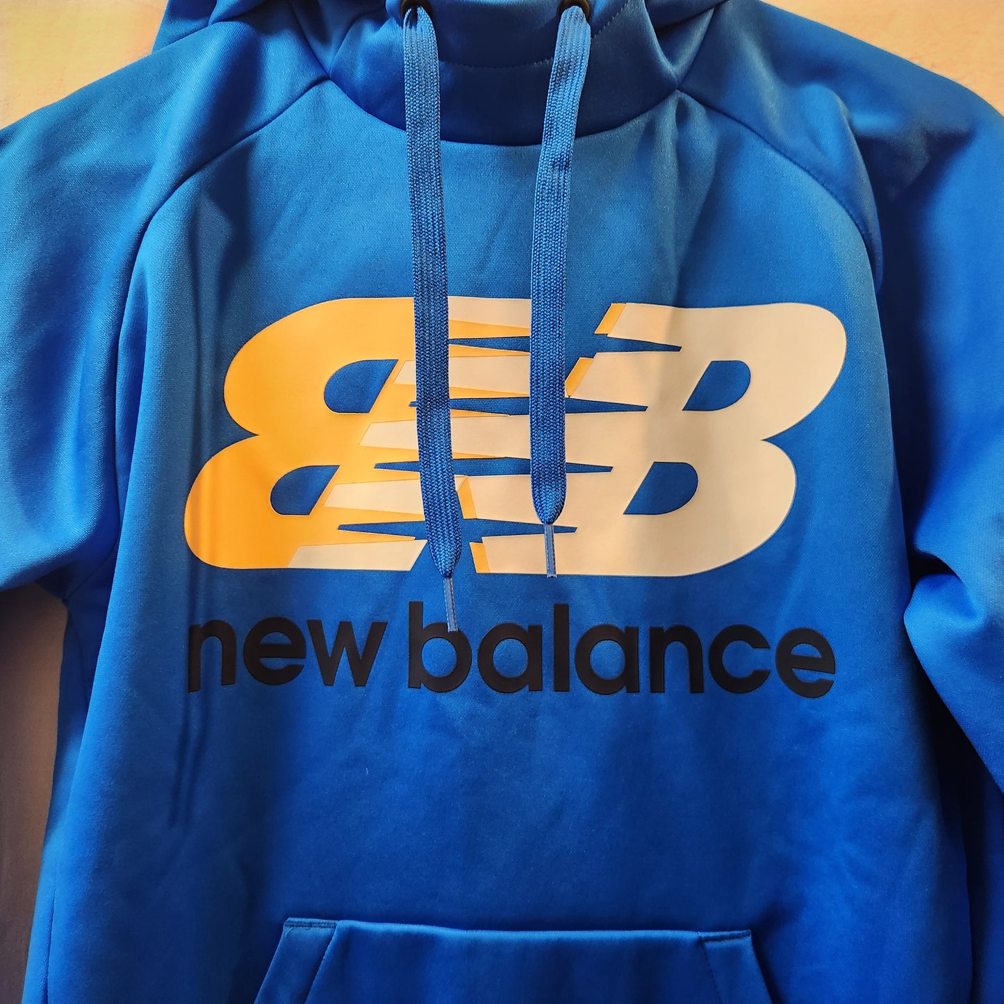 New Balance NB Heat Performance Hoodie Blue XS Pullover Activewear