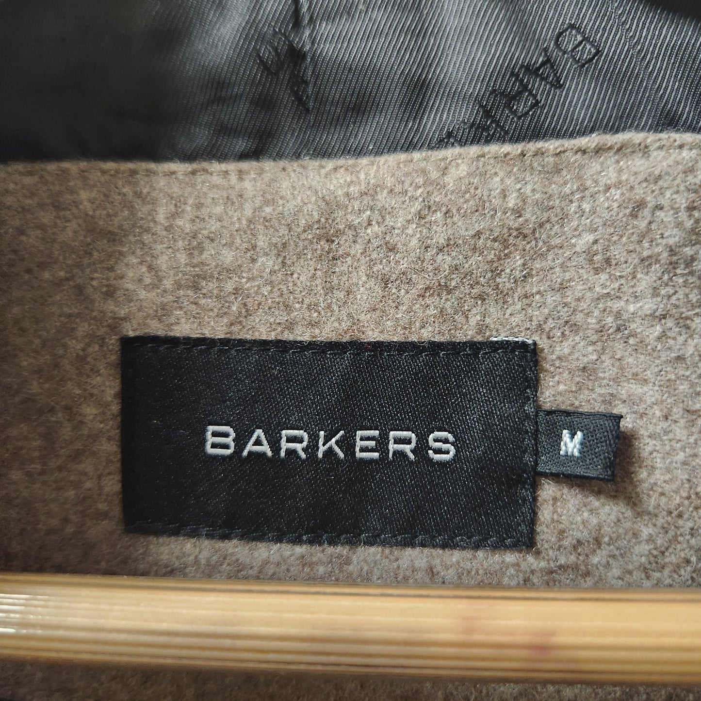 Barkers Men's Wool Blend Field Jacket Size M | Taupe Military Style Coat