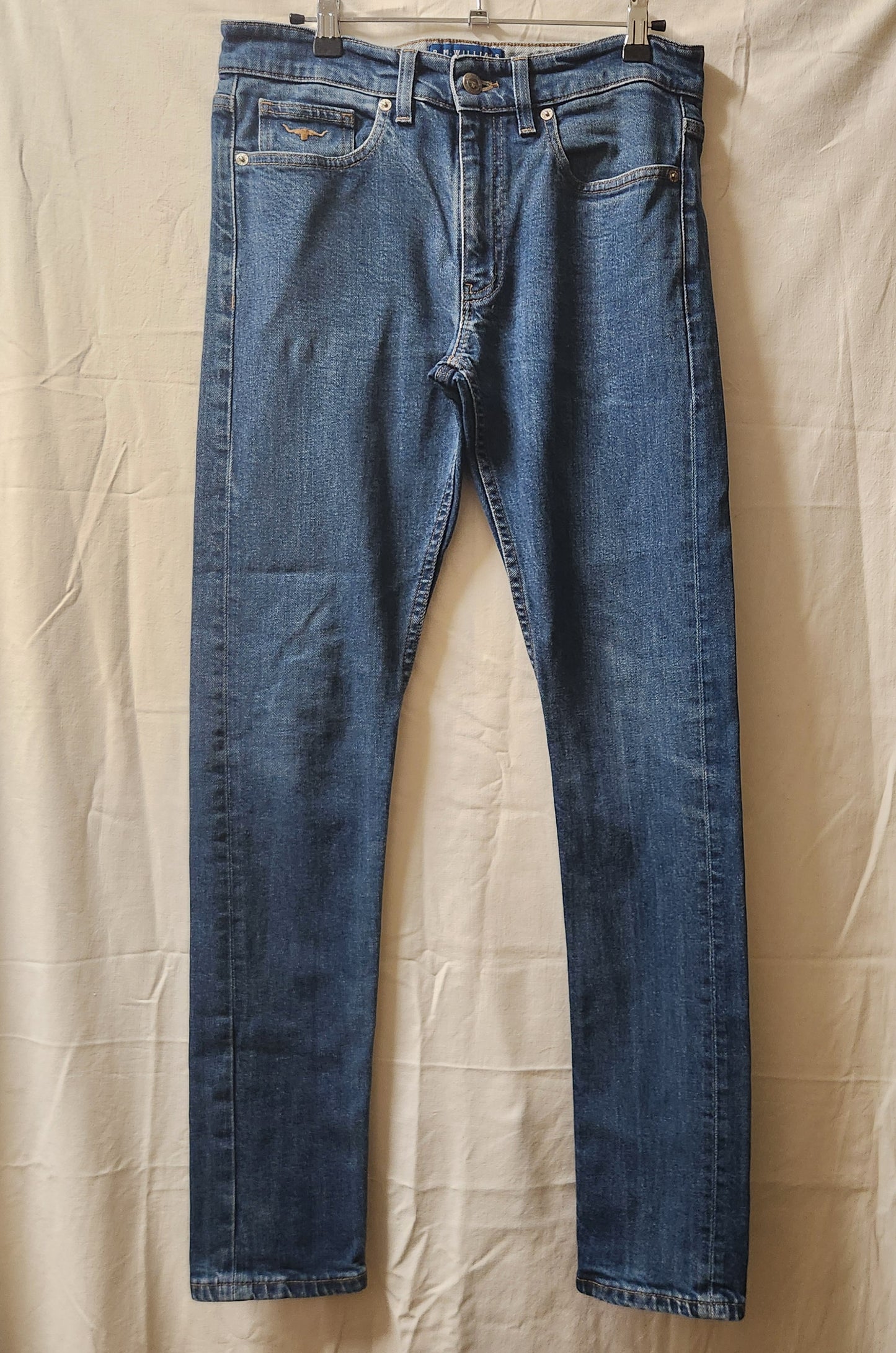 R.M. Williams Premium Denim Jeans Women's Blue Straight Leg Size 39cm Waist