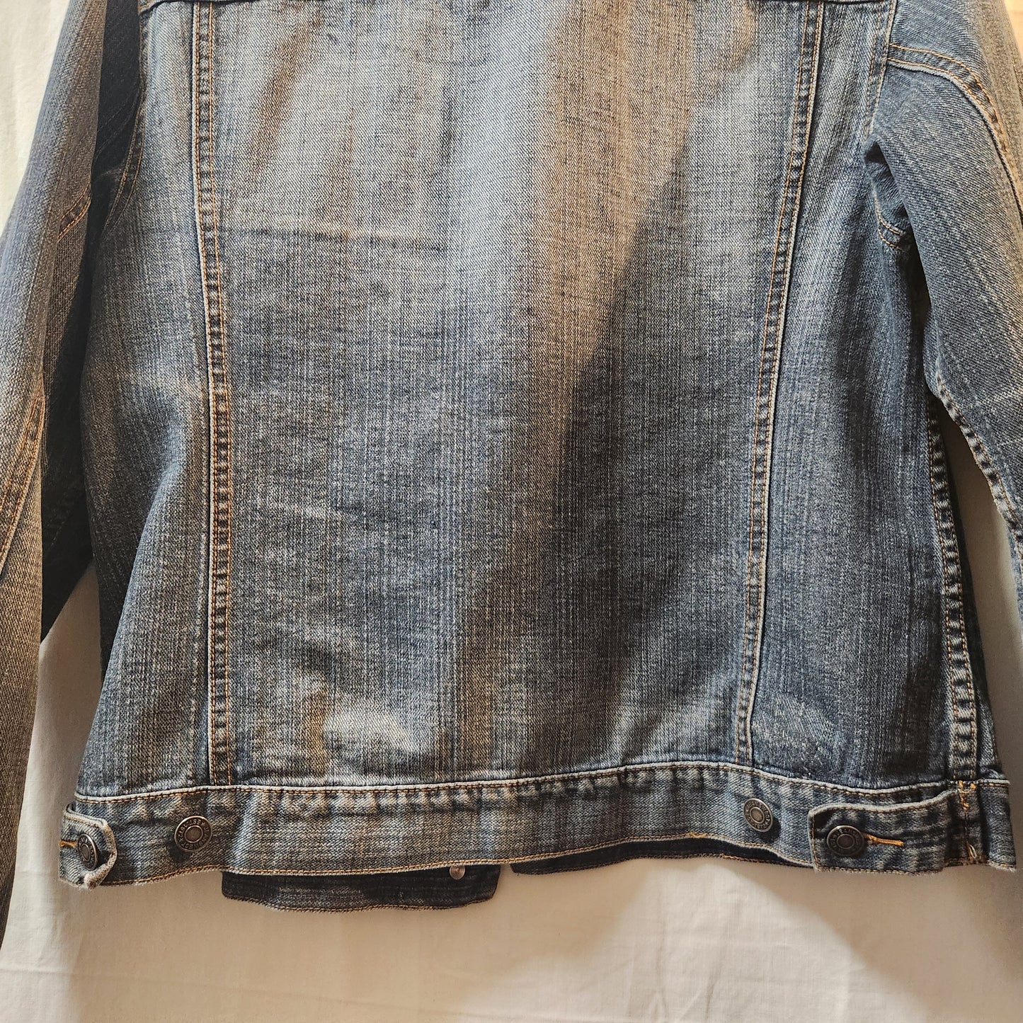Jeans West Women's Blue Denim Jacket XL | Classic Vintage Wash 100% Cotton