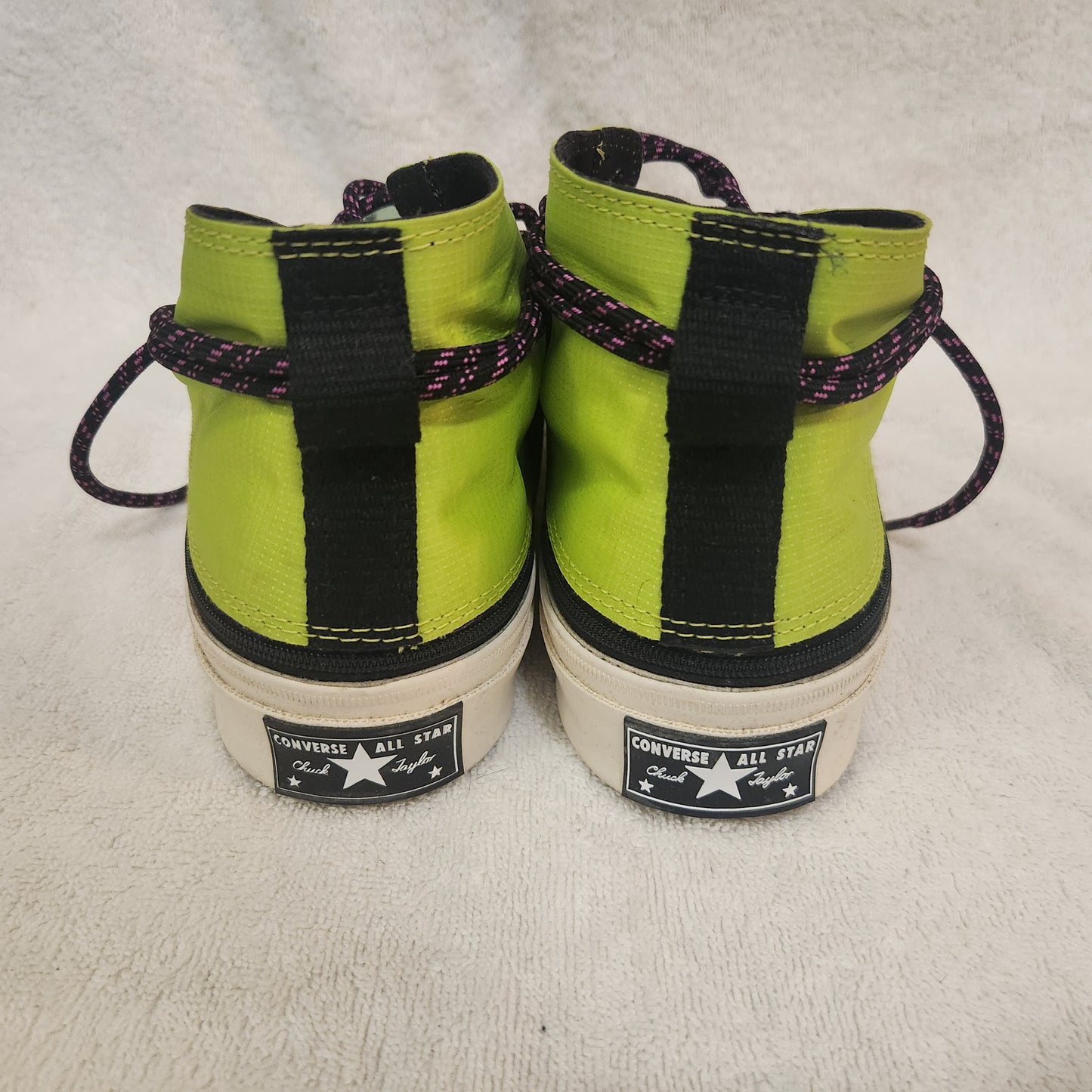Converse Chuck 70 Utility Zip Low Top Sneakers Lime Green Multi Colour Men's US 9 / Women's US 11