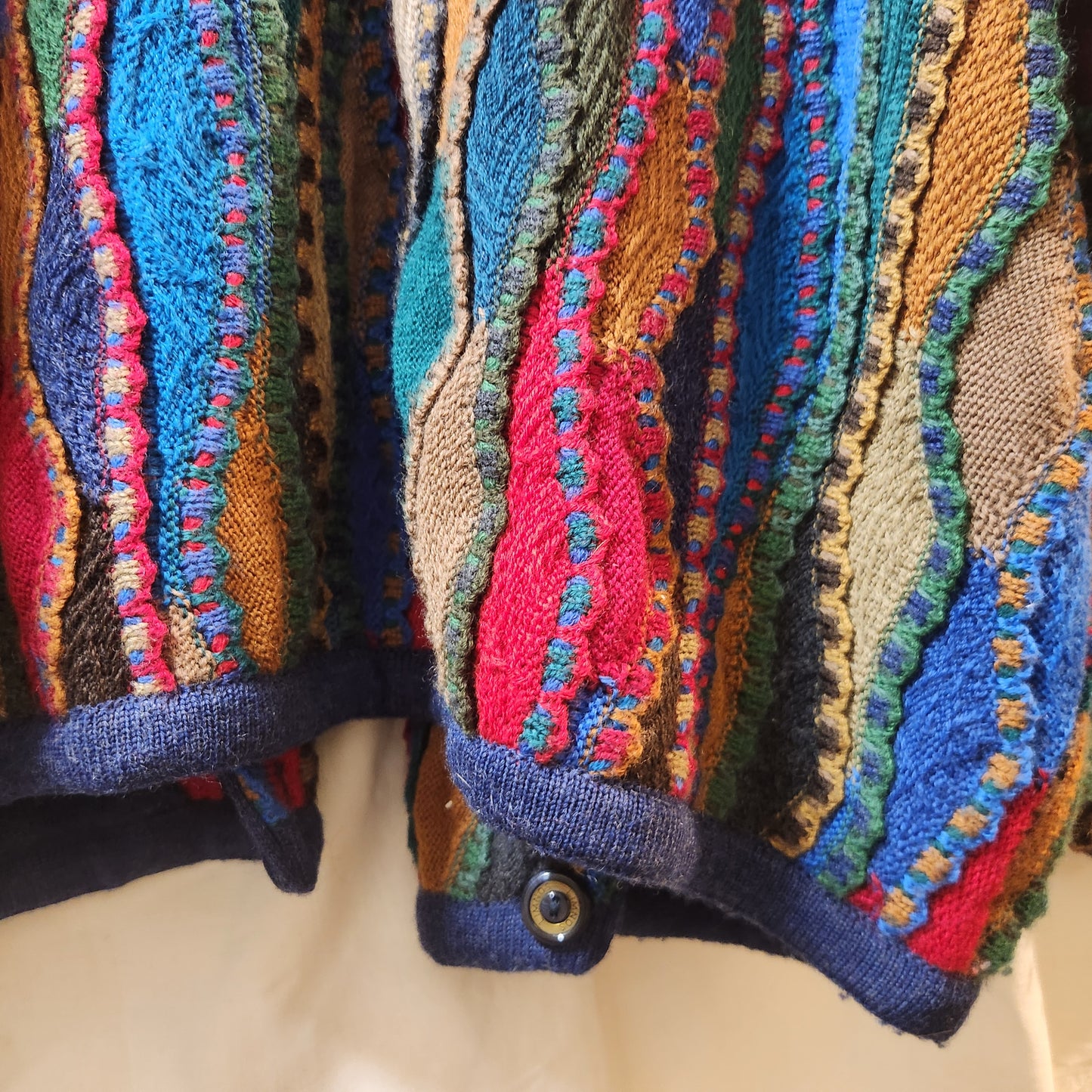 Vintage Purely Australian Woolmark Cardigan | Made in Australia | XL