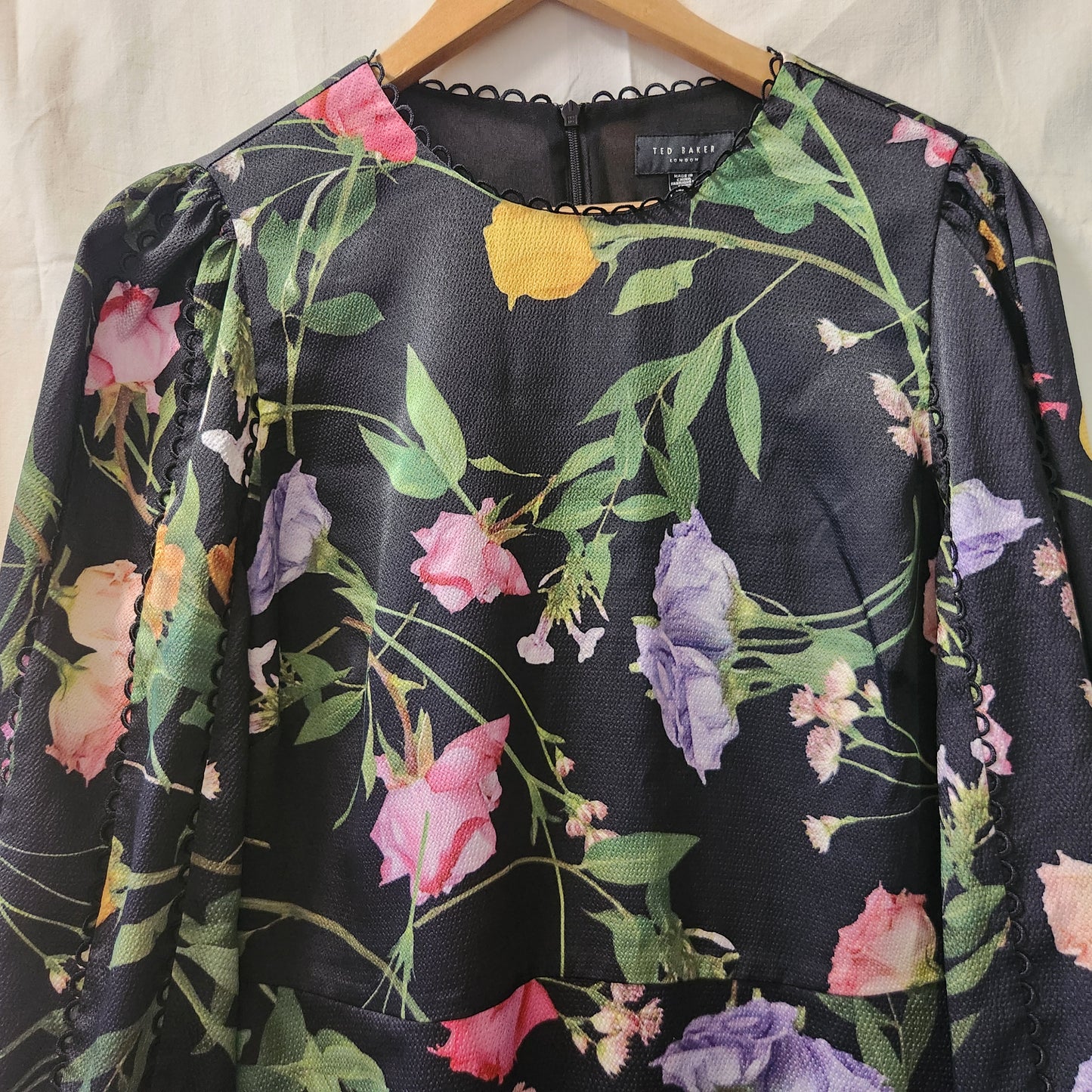 Ted Baker London Floral Midi Dress – Size 4