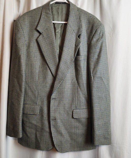 YVES SAINT LAURENT Rare Men’s Blazer Jacket Pure New Wool Classic 107 XL