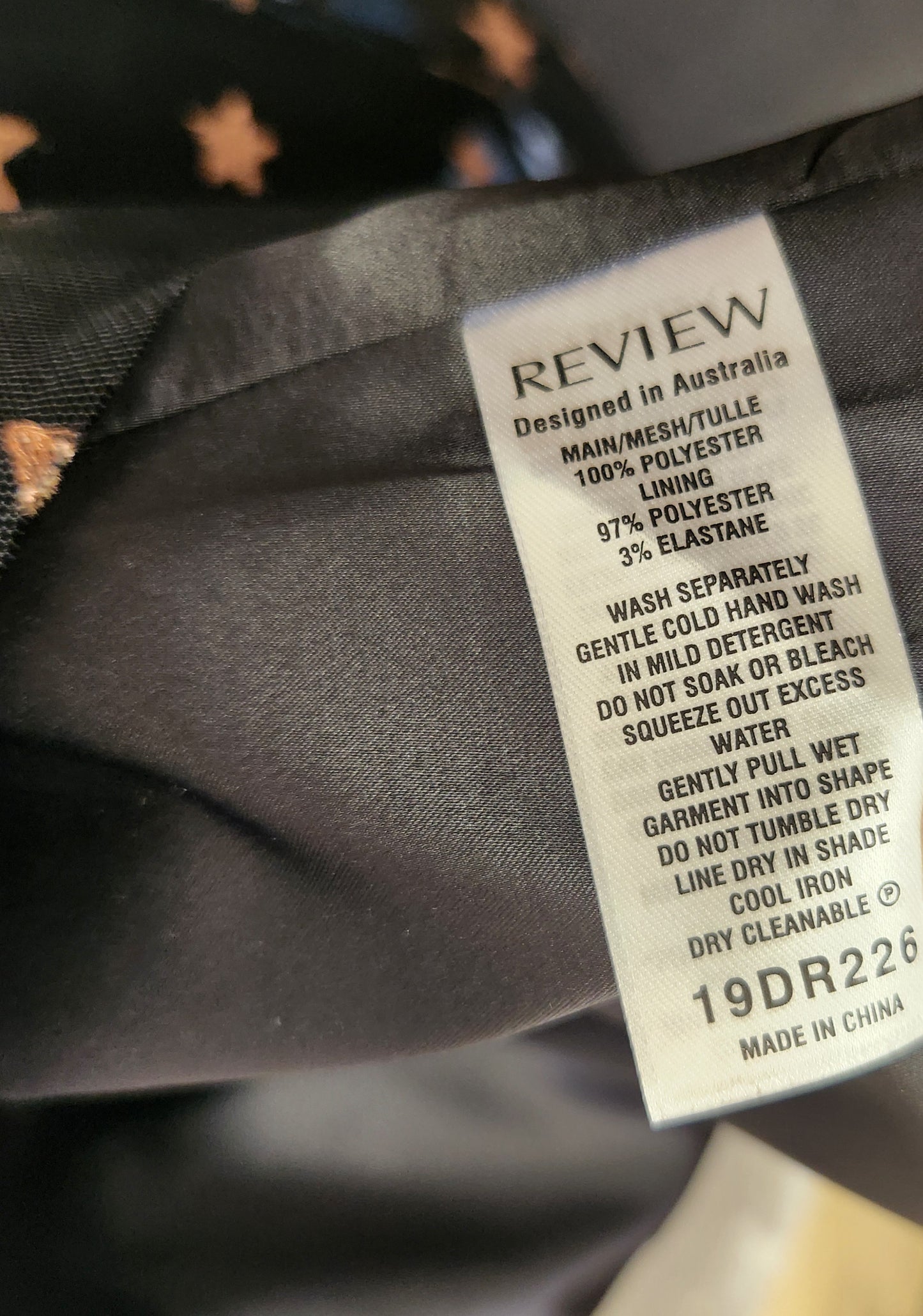 Review Wish Upon A Star Dress BNWT Size 12 Black Rose Gold Occasion Dress