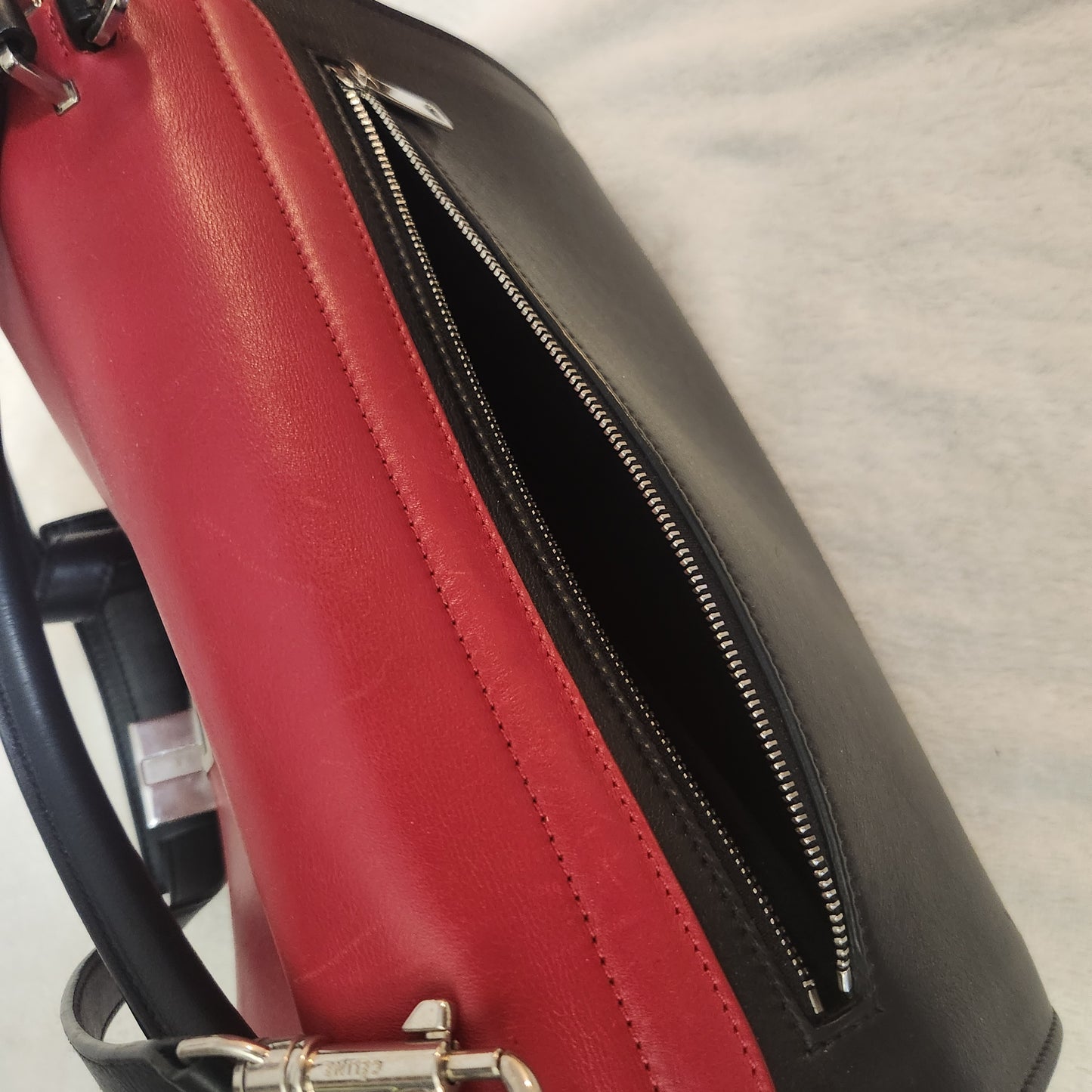 Authentic CELINE Medium Frame Bag Tri-Colour Smooth Calfskin Leather – Made in Italy