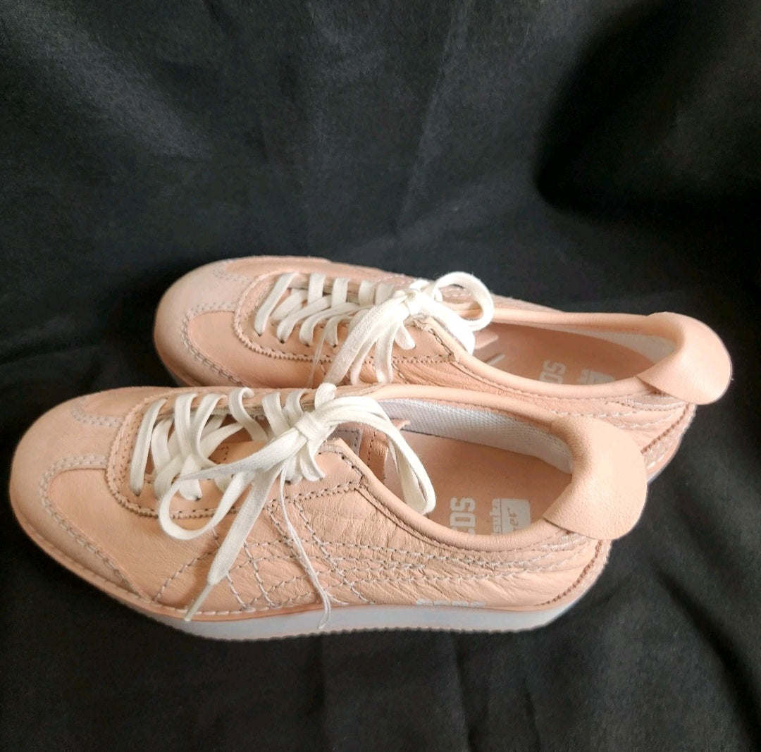 NEW Onitsuka Tiger x GCDS Mexico 66 Platform Leather Sneakers Blush Pink | Women's US 6 / EU 37 | With Box