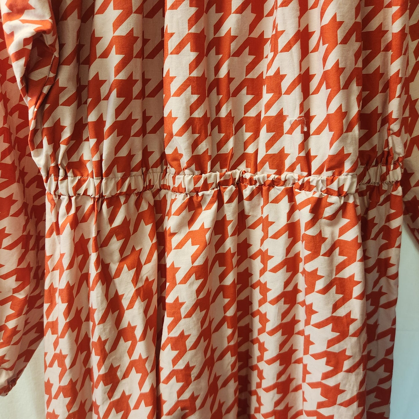 Dear Sutton Alexis Dress Ruby Houndstooth Size 16 BNWT