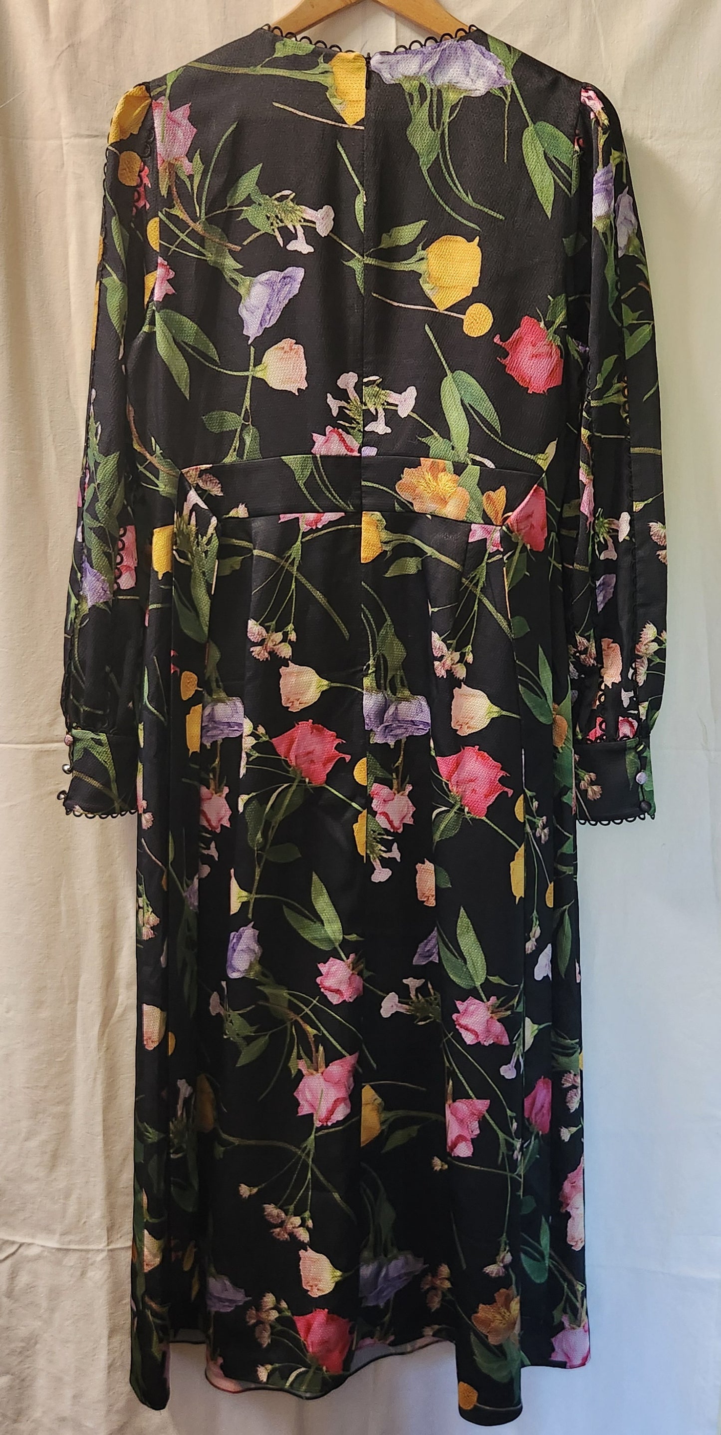 Ted Baker London Floral Midi Dress – Size 4