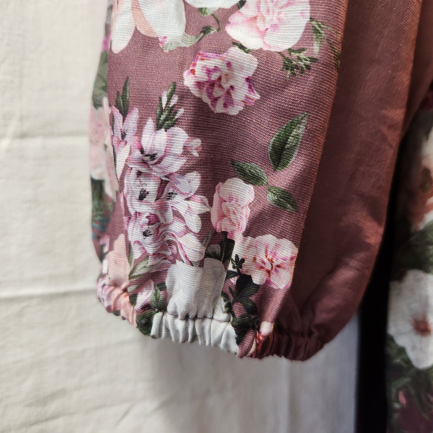 Portmans Floral Maxi Dress | Mauve Button Front Belted | Size 18