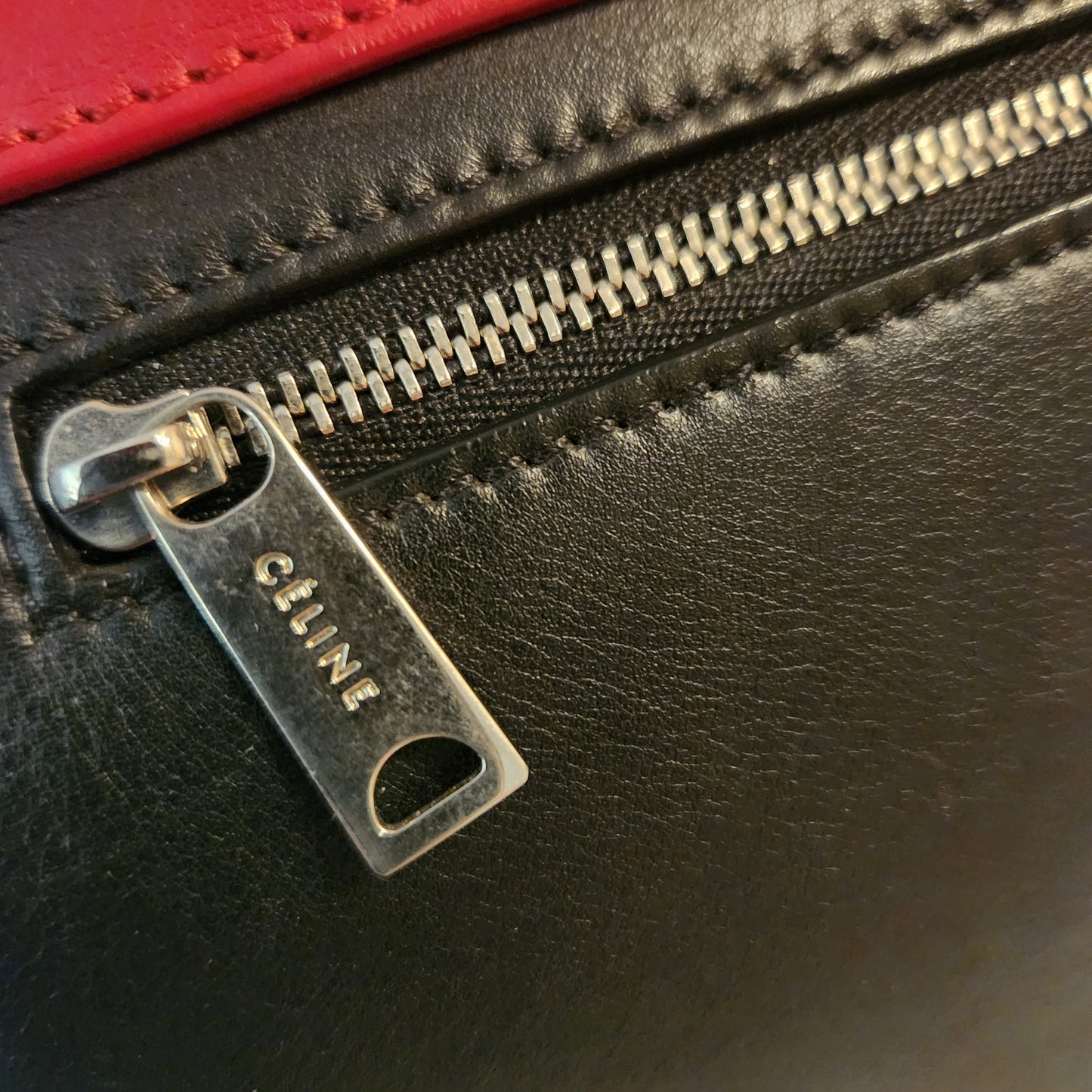 Authentic CELINE Medium Frame Bag Tri-Colour Smooth Calfskin Leather – Made in Italy