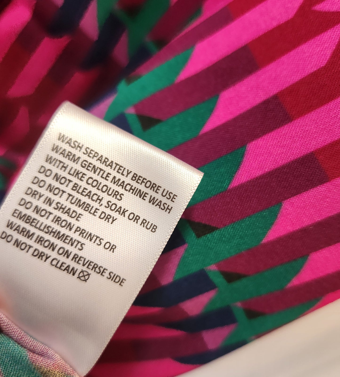 BNWT Sussan Pink Geometric Viscose Pyjama Set | BCNA Edition | XXXL