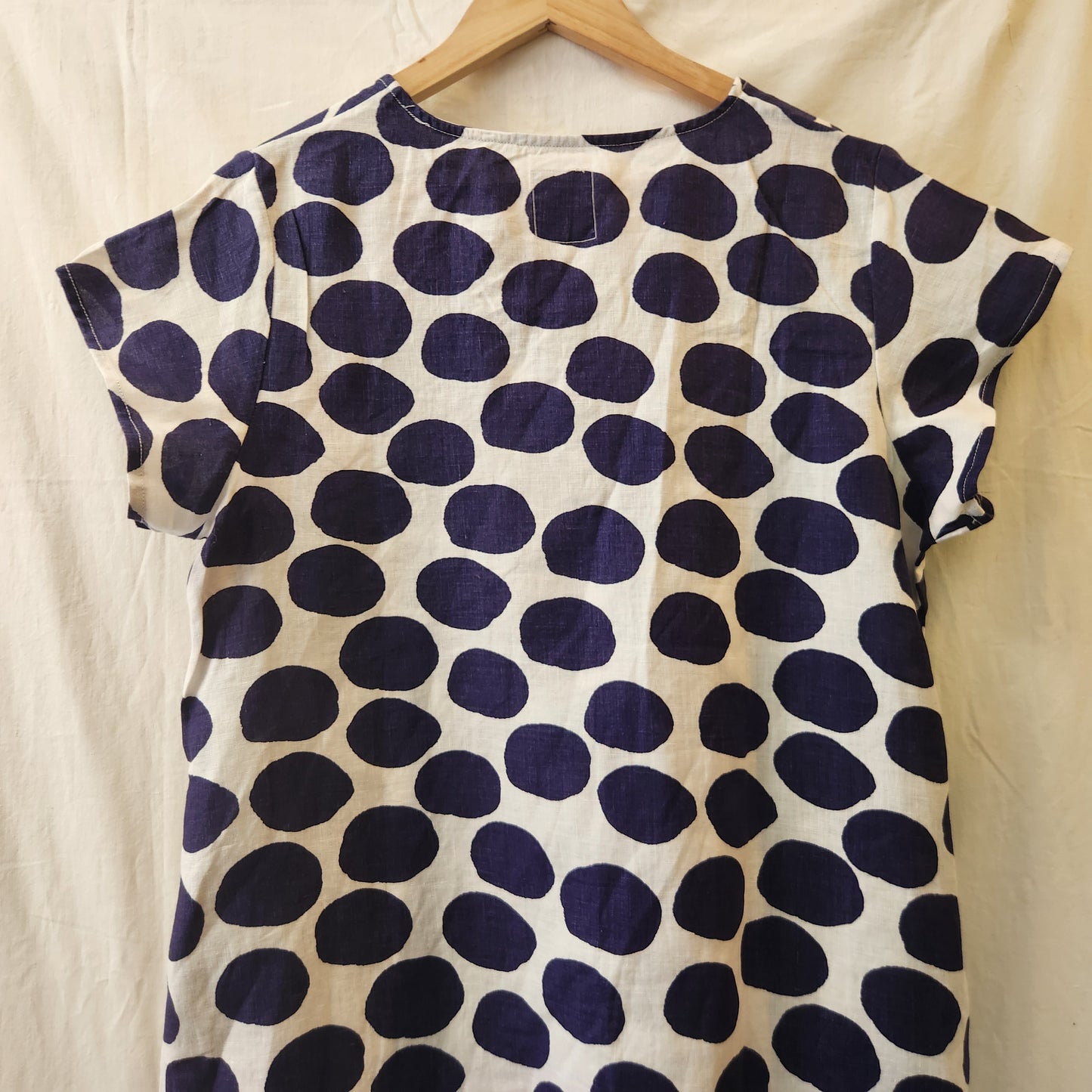 HUT Noosa 100% Linen Polka Dot Dress BNWT | Size M | Coastal Australian St