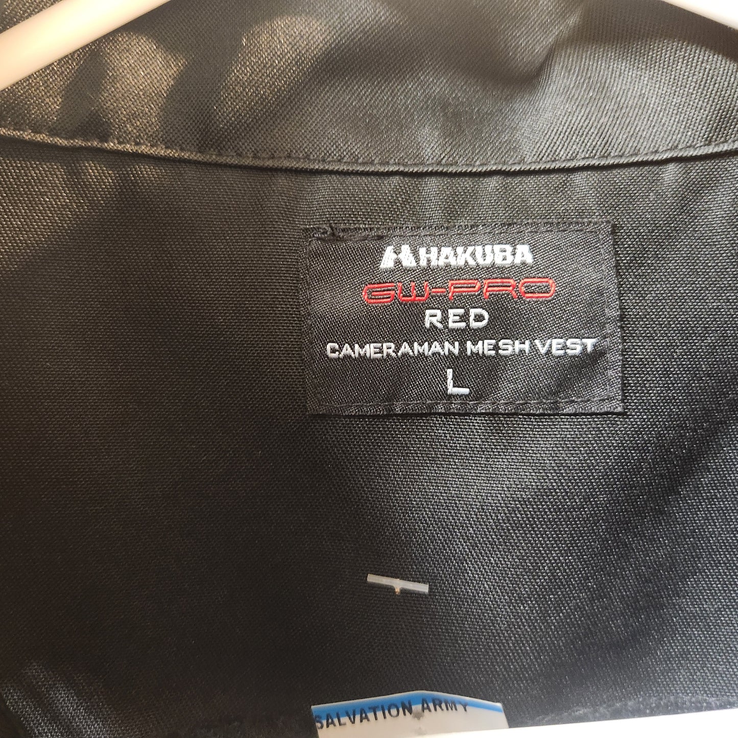 Hakuba GW-PRO RED Professional Cameraman Mesh Vest Black Size L BNWT Photography Utility Vest