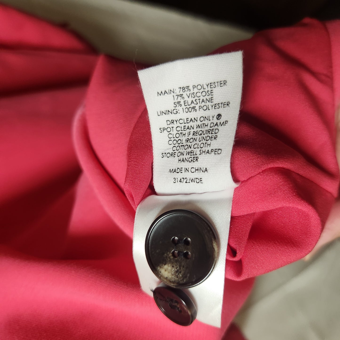 DECJUBA Carys Boyfriend Blazer Watermelon Pink | Size 12 | New With Tags