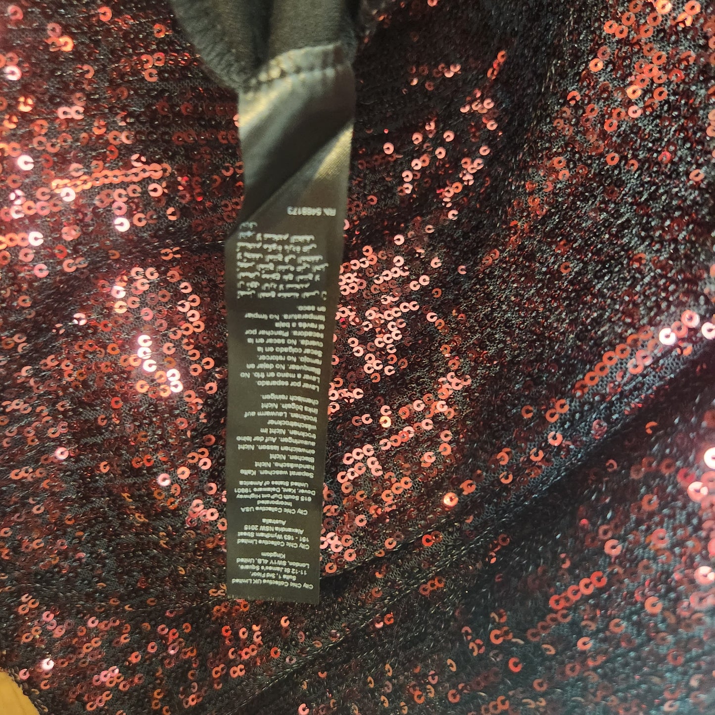 City Chic Razzle Ruby Sequin Wrap Dress BNWT Size M (18) Evening Cocktail Party