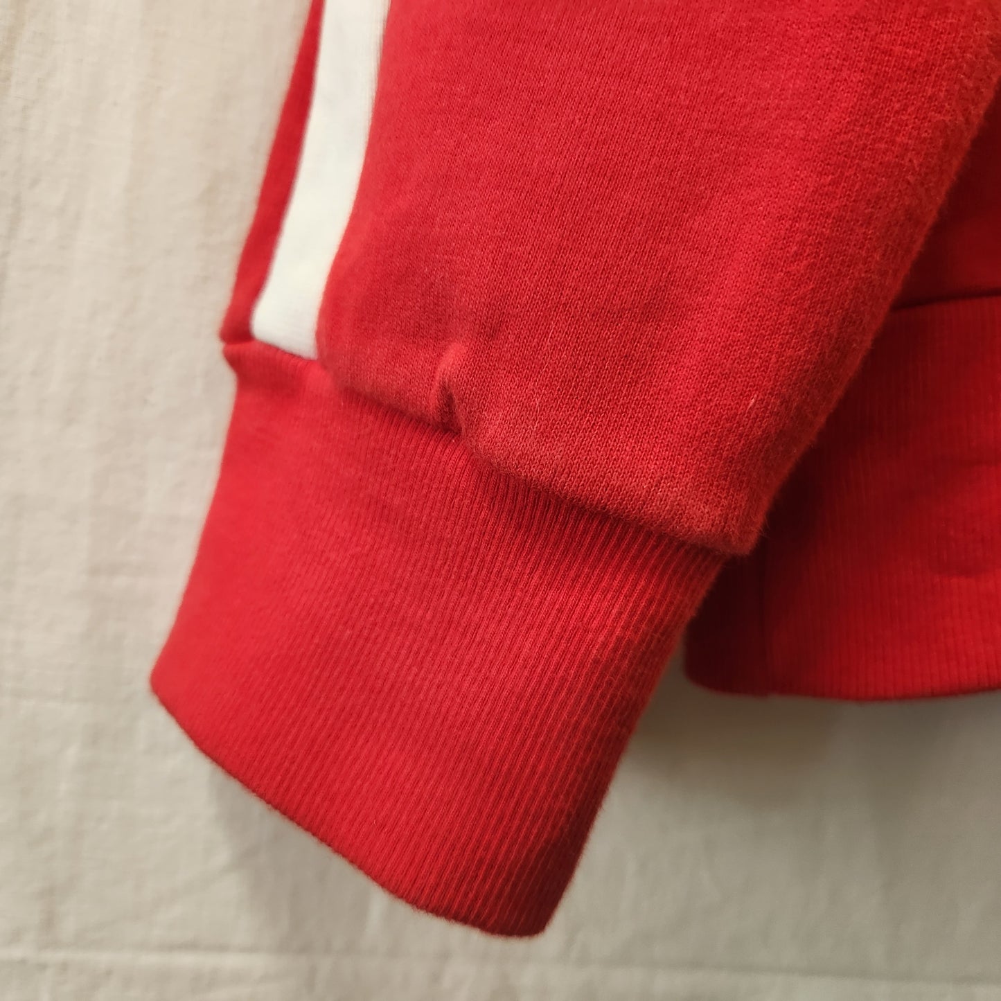 Ducati Corse Full Zip Hoodie Red Italian Stripe Logo Jacket | Medium