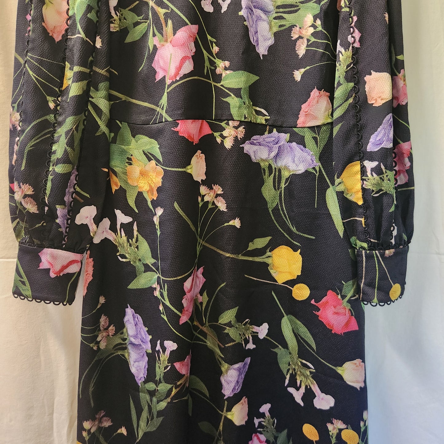 Ted Baker London Floral Midi Dress – Size 4