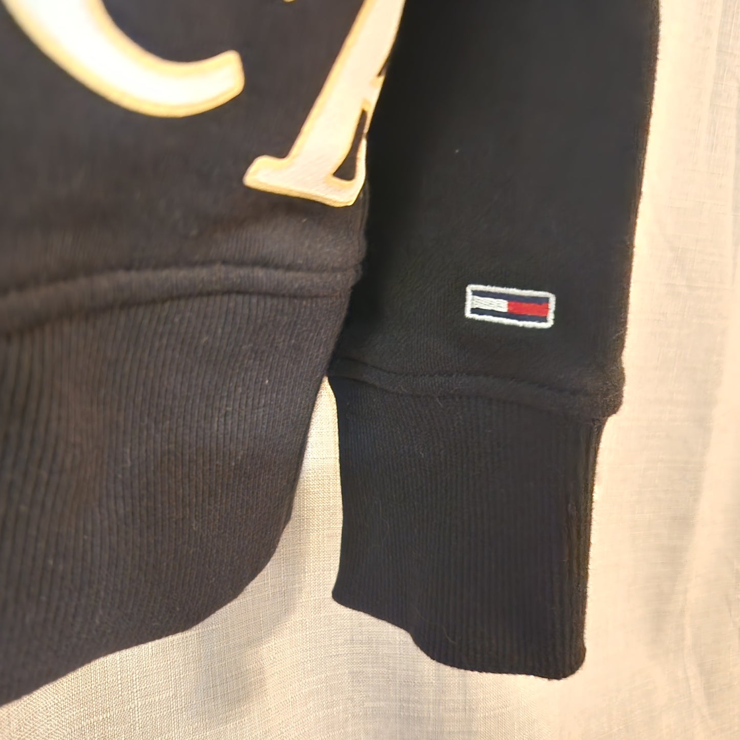 Tommy Jeans TJM Skater Prep Side Hoodie Black XXL BNWT Oversized Logo Pullover