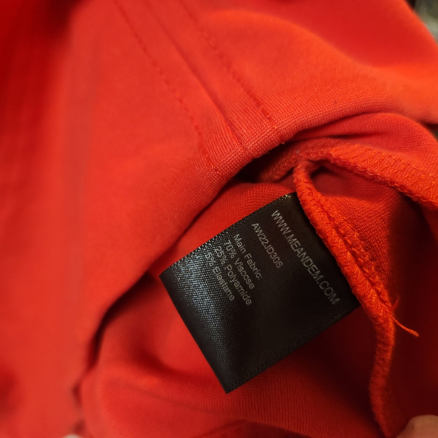 ME+EM Coral Red Zip Front Dress UK 16 Designer Puff Sleeve Pocket Dress