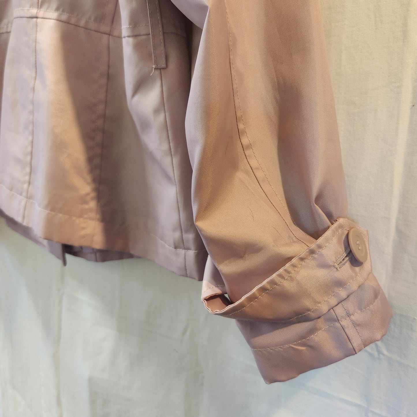 Marks & Spencer Dusky Rose Trench-Style Jacket UK 18 | Double-Breasted